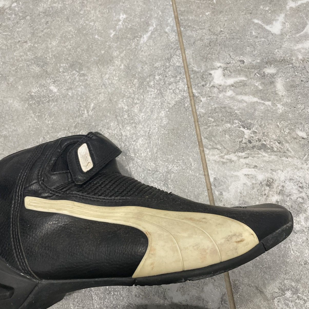 Japanese Brand Puma 90s flat bottes Moto Leather Boots Boxing Wrestling Size US 11 / EU 44 - 7 Thumbnail