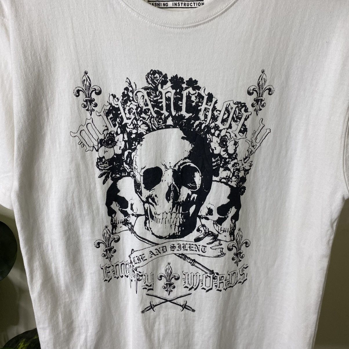 If Six Was Nine Skulls Affliction Japanese Cyber Gothic Punk Grunge LS Tee Size US M / EU 48-50 / 2 - 2 Thumbnail