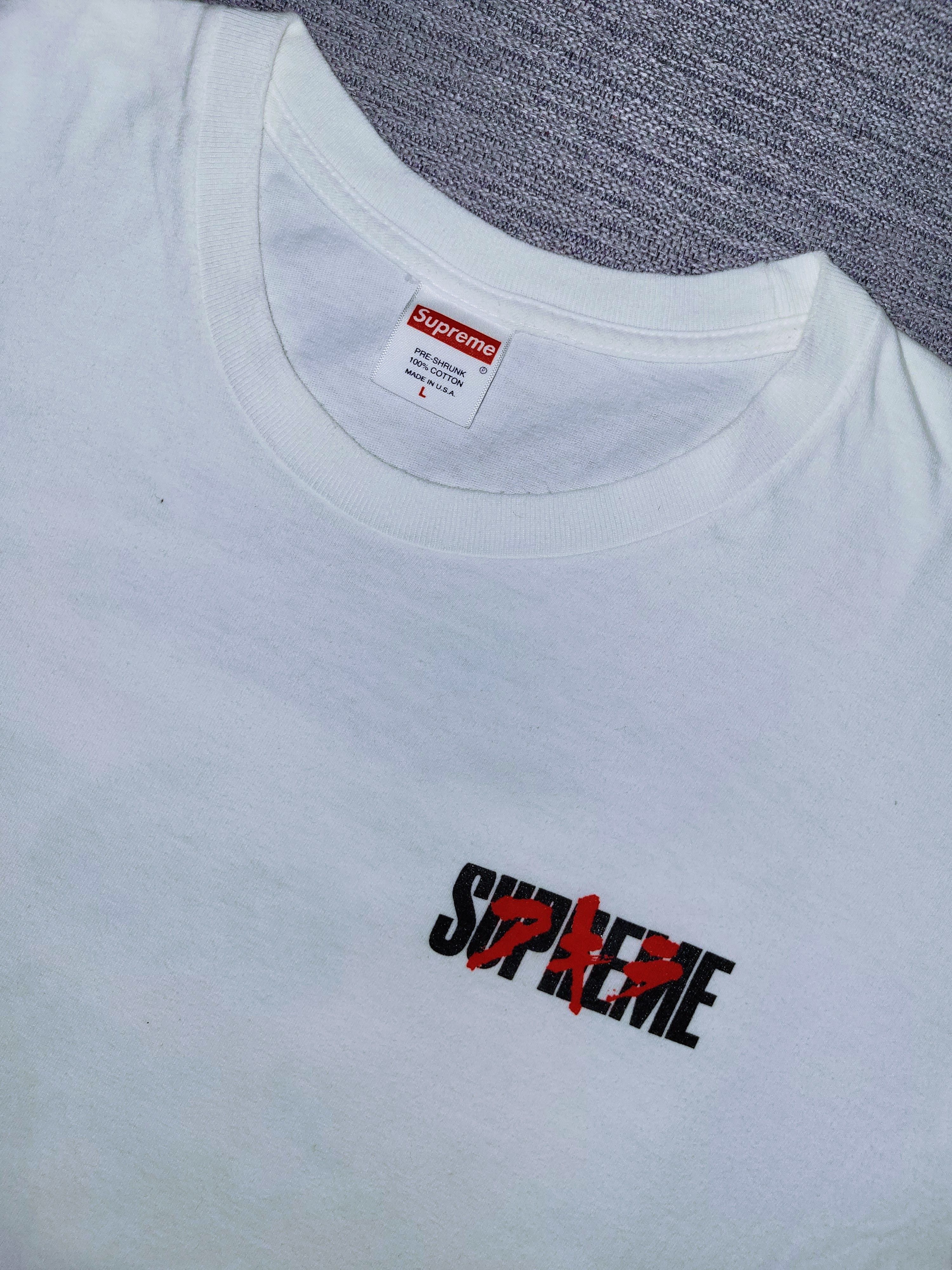 Supreme AKIRA Neo-Tokyo L S Tee (FW17) - $58