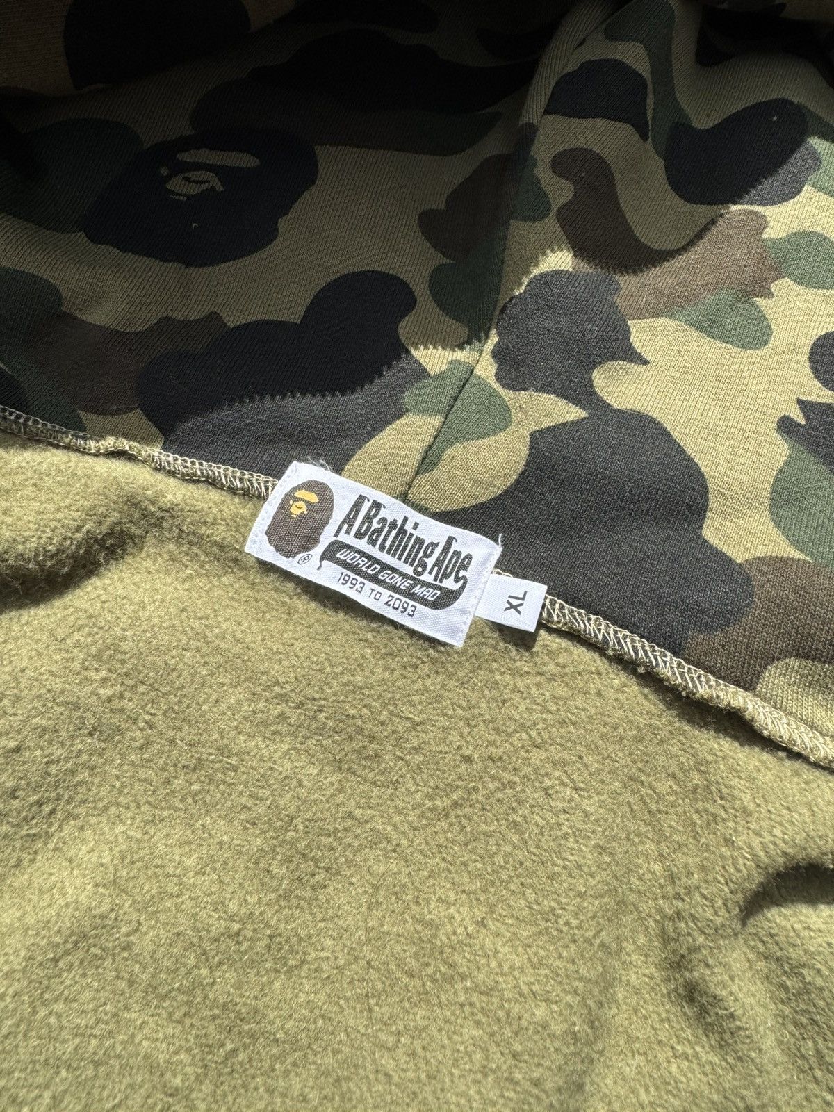 Bape BAPE Camo PONR Shark Full Zip Hoodie Size US XL / EU 56 / 4 - 10 Thumbnail