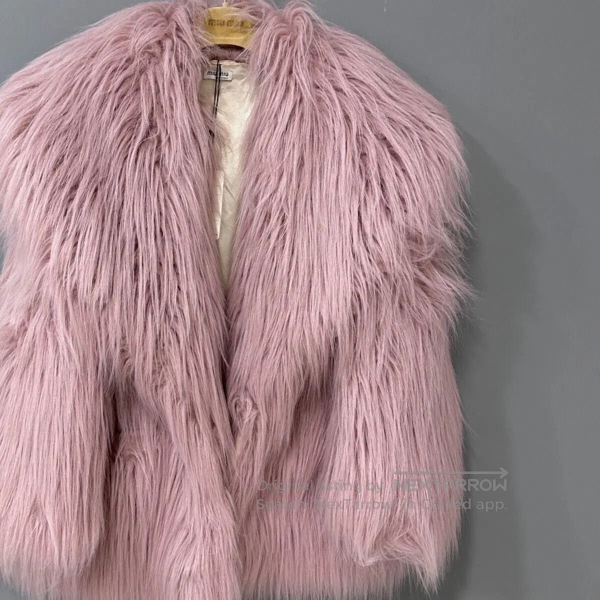 Miu Miu Miu Miu Pink Fur Coat Size 36. Size XS / US 0-2 / IT 36-38 - 2 Thumbnail