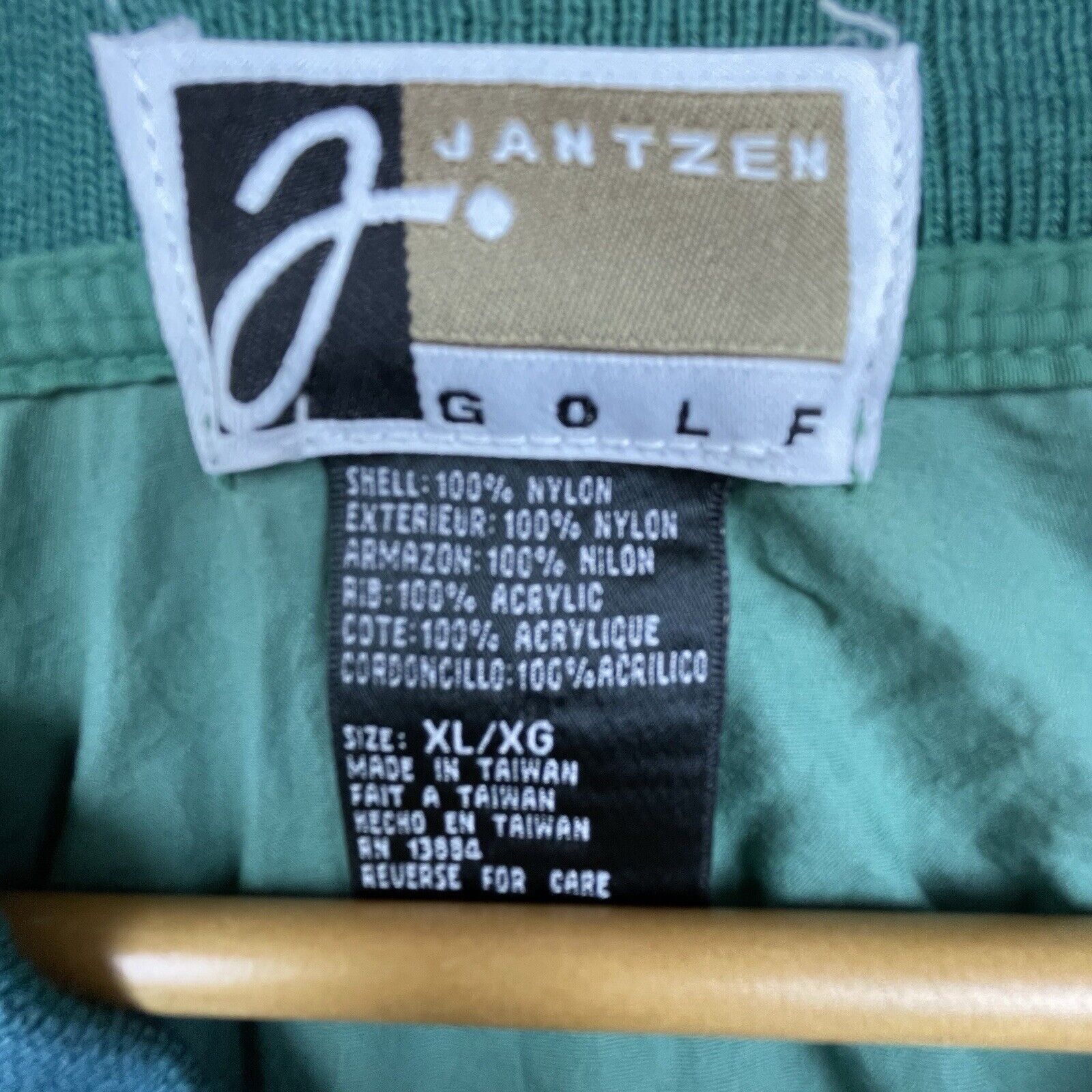 Jantzen Vintage Jantzen Golf Windbreaker Mens XL Green Faded 80s 90s Size US XL / EU 56 / 4 - 4 Thumbnail