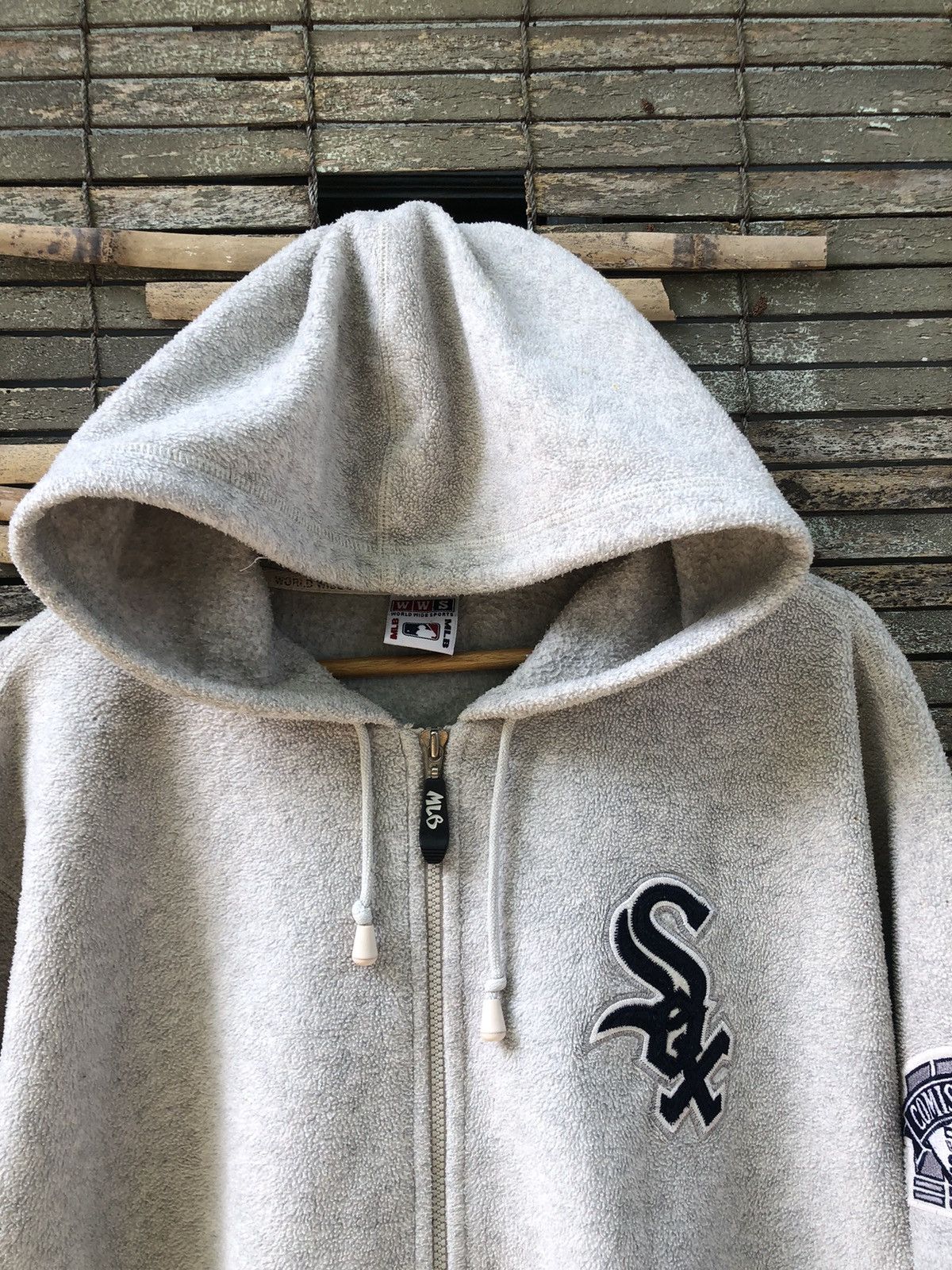 Japanese Brand 🔥Vintage🔥90s WWS MLB Chicago White SOX Hoodies Size US L / EU 52-54 / 3 - 14 Thumbnail