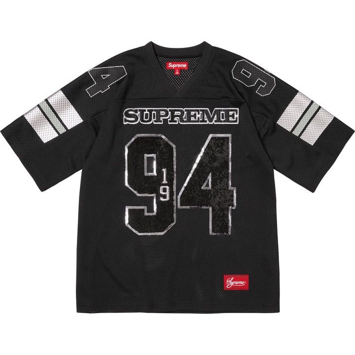 Supreme Supreme Sequin Football Jersey Size US L / EU 52-54 / 3 - 1 Thumbnail