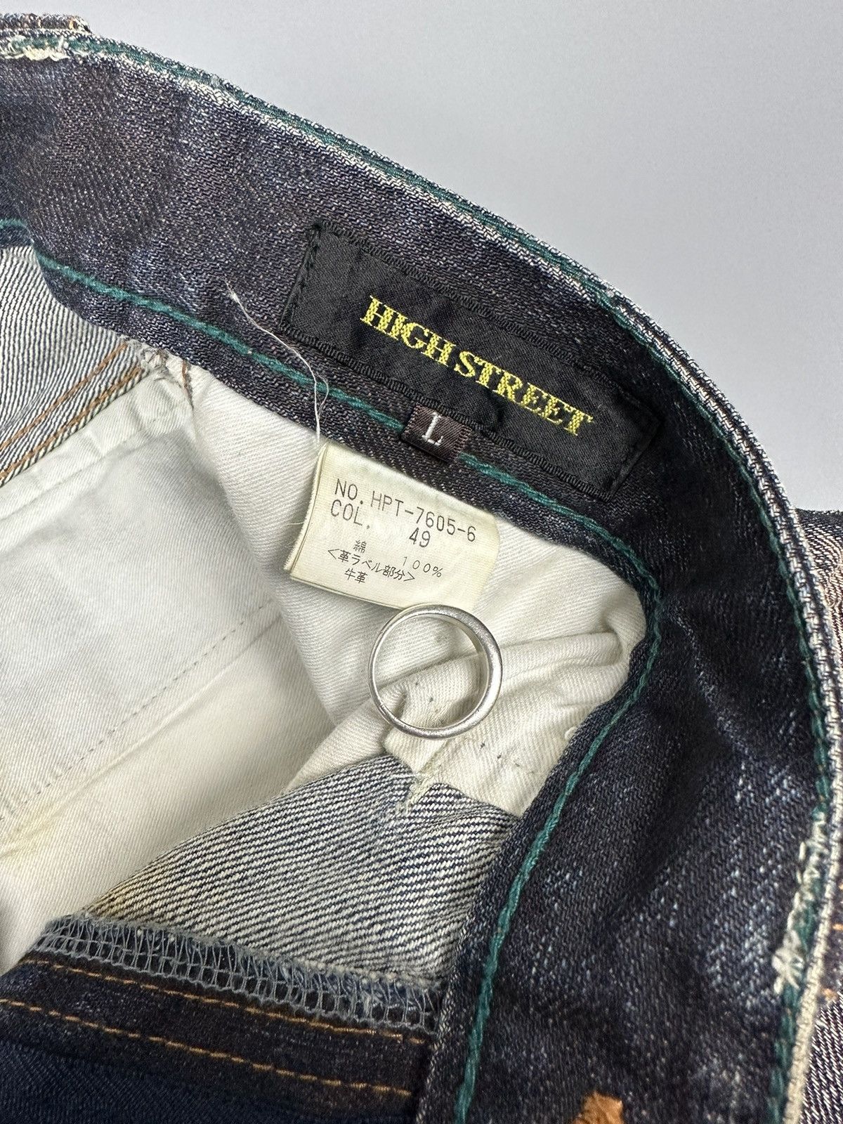 Japanese Brand Japanese High Street Whiskered Flare Denim Size US 33 - 10 Thumbnail