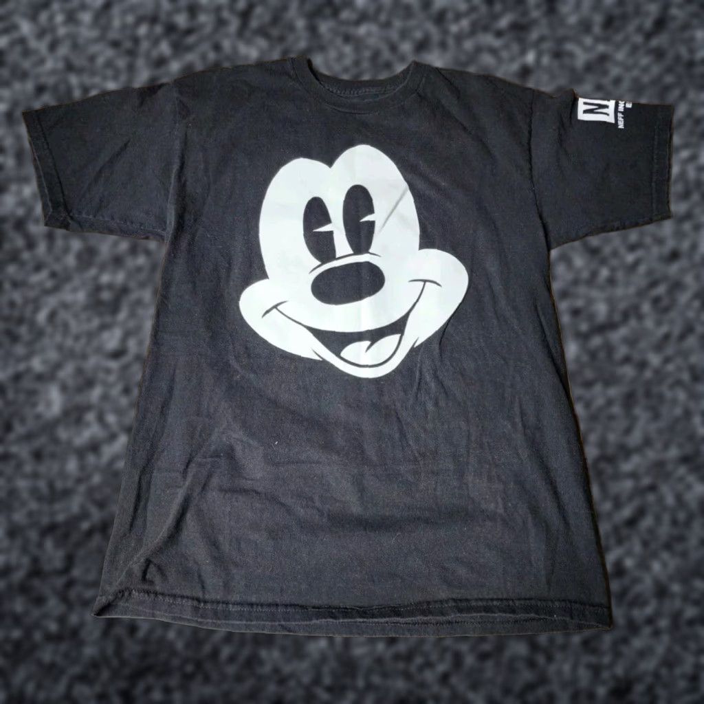 Disney Neff Disney Mickey Mouse Double Sided T Shirt Mens Black Medium Size US M / EU 48-50 / 2 - 1 Thumbnail