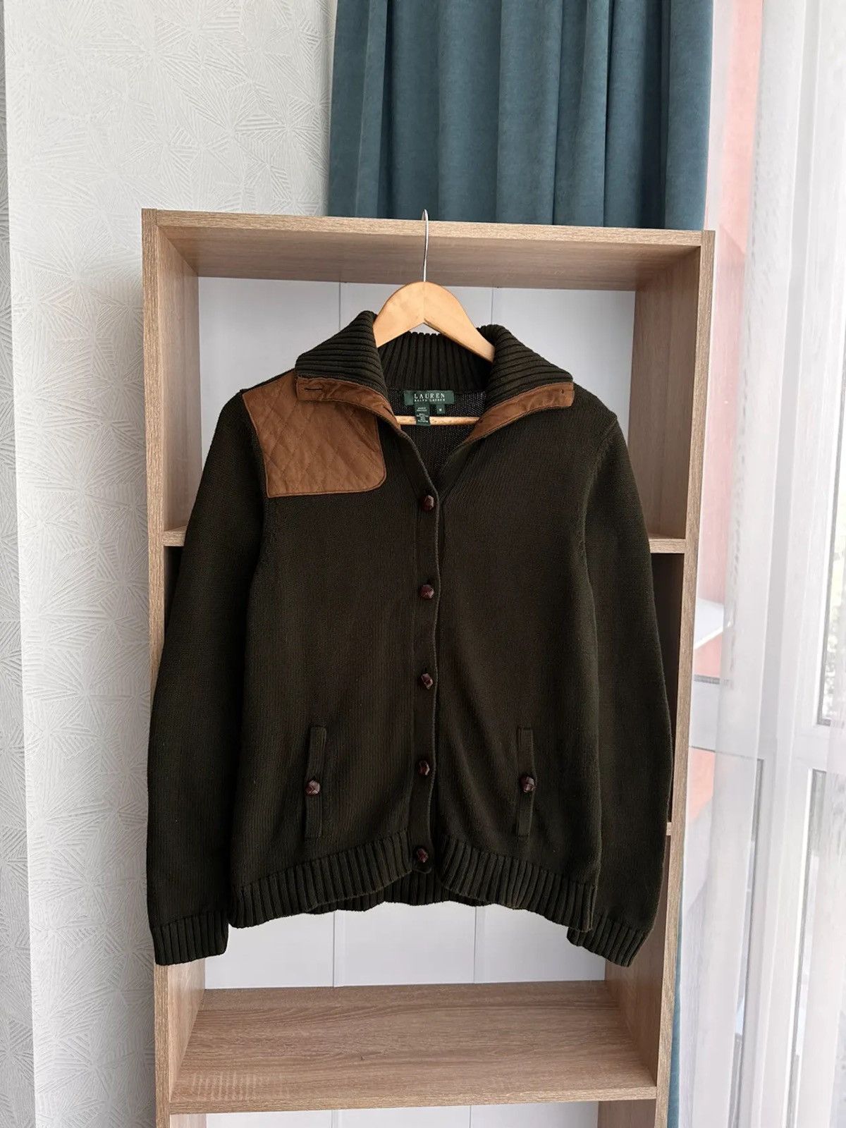 Vintage Lauren Ralph Lauren RL Green Label Green Sweater