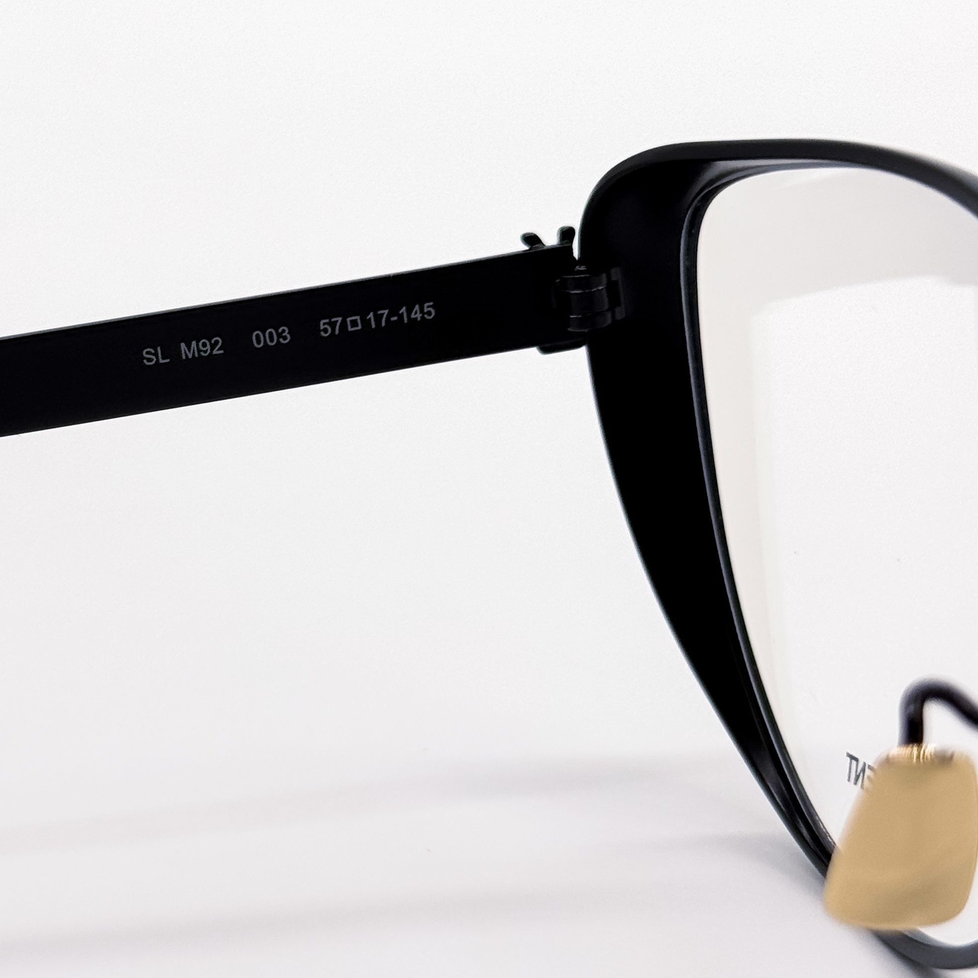 Saint Laurent Paris NEW SAINT LAURENT EYEGLASSES SLM92 003 WOMEN CAT EYE BLACK E Size ONE SIZE - 8 Thumbnail