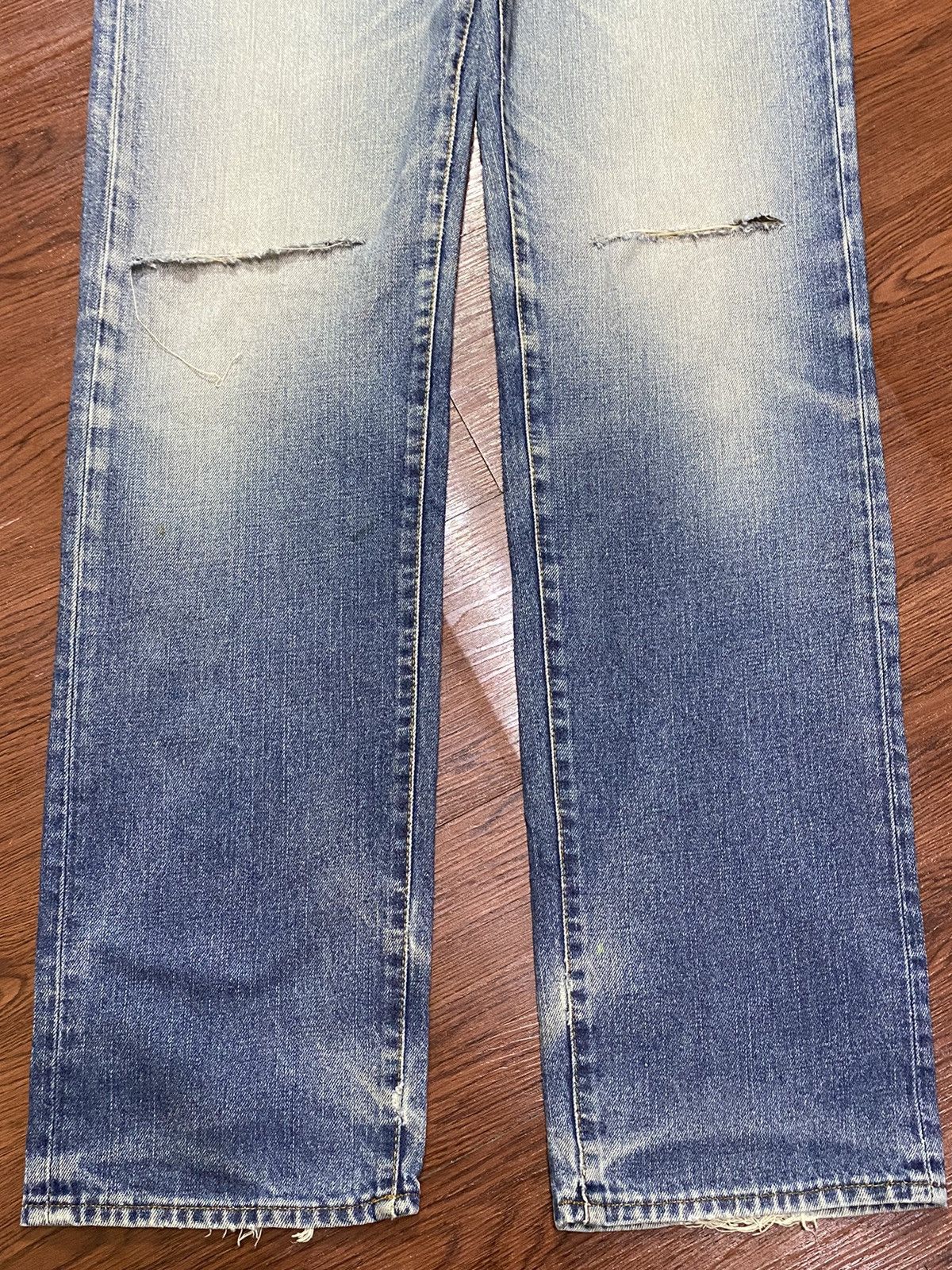Diesel Black Gold Vintage Diesel Industry Faded Wash Distressed Slim Jeans Size US 30 / EU 46 - 5 Thumbnail