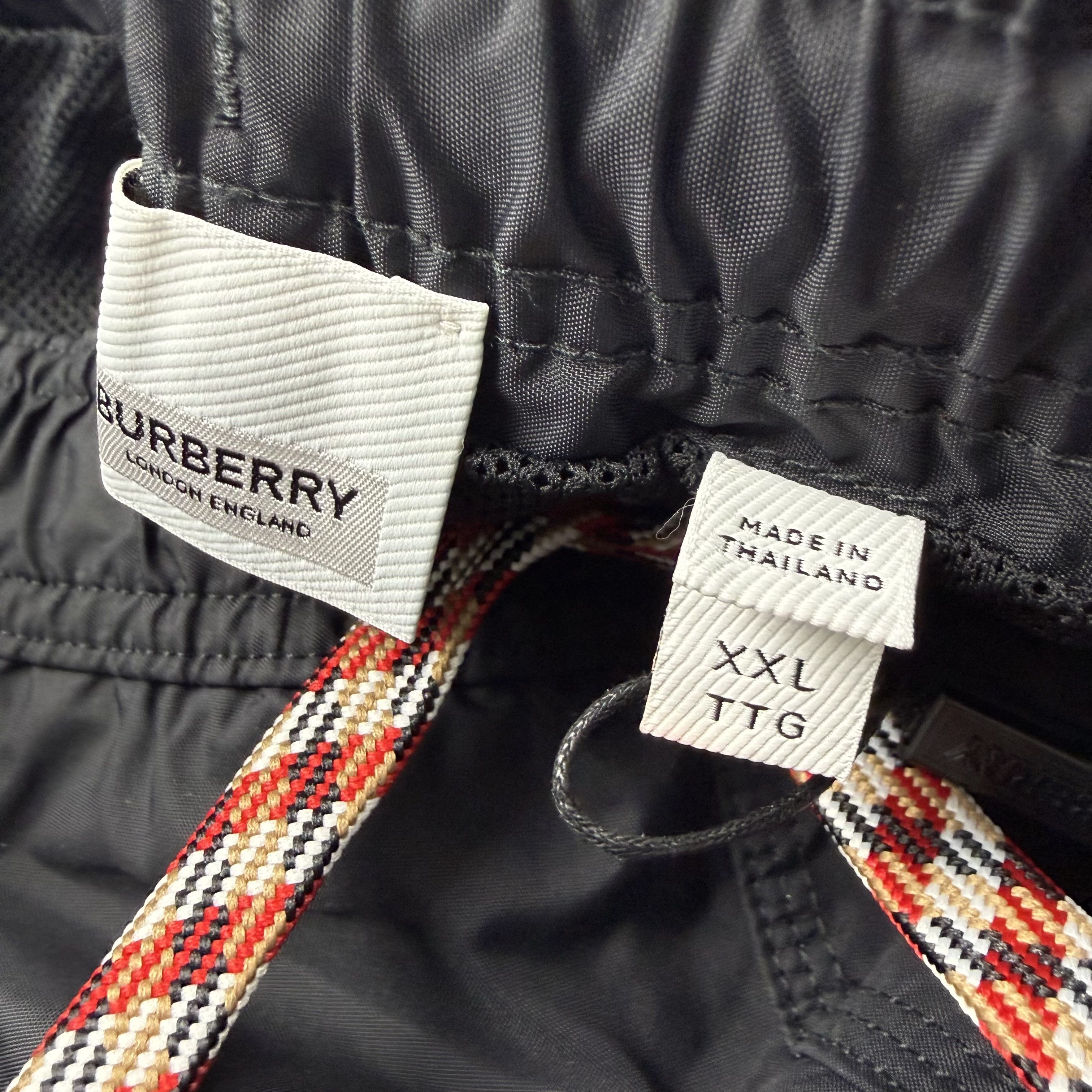 Burberry Burberry London England Mens Black Logo Patch Swim Shorts Size US 41 - 3 Thumbnail