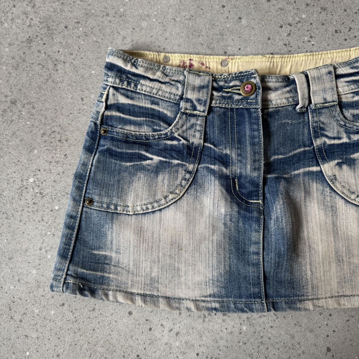 Hysteric Glamour Amazing Y2K Vintage Super Sexy Glam Mini Skirt Size 26" / US 2 / IT 38 - 4 Thumbnail