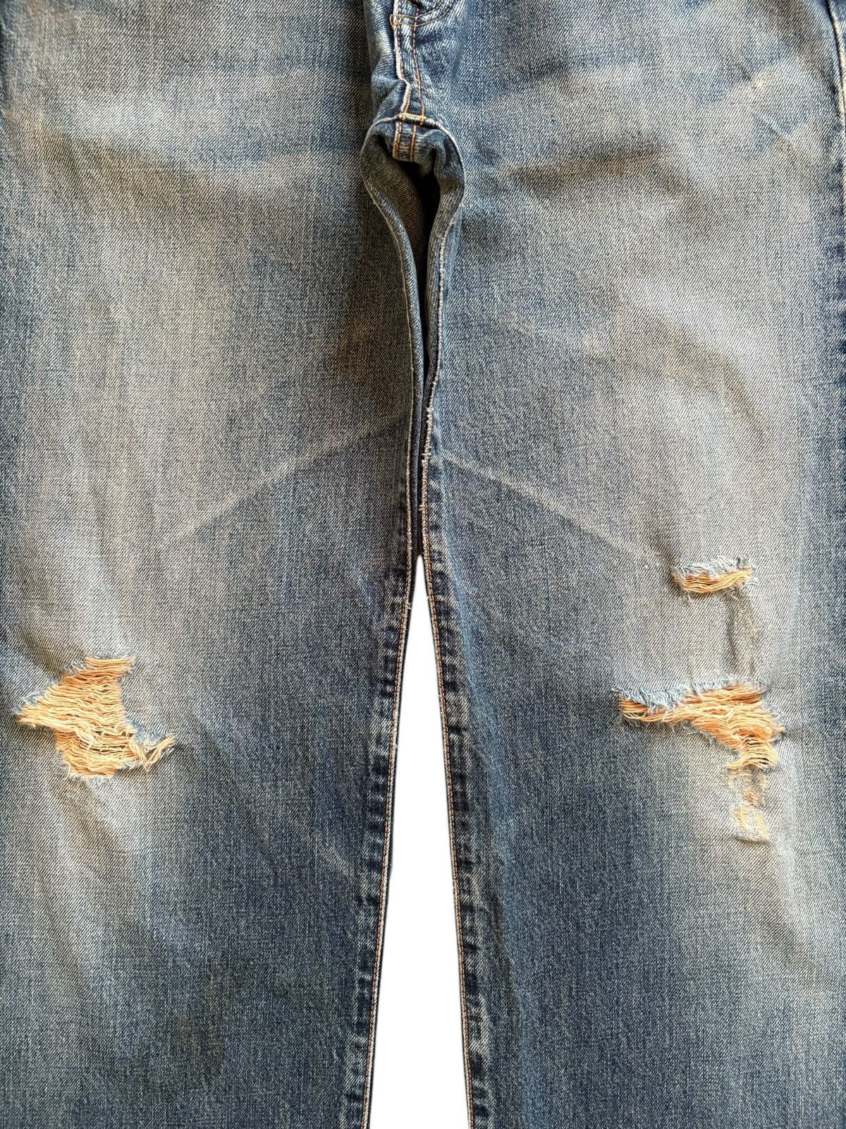 Edwin × Japanese Brand Vintage Japanese Edwin 505x Selvedge Mud Wash Baggy Jeans Size US 31 - 6 Thumbnail