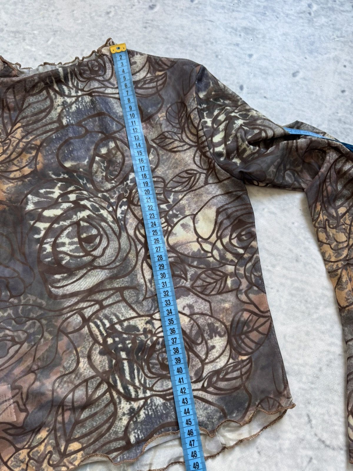 Designer Vintage Mesh Blouse Size S / US 4 / IT 40 - 7 Thumbnail