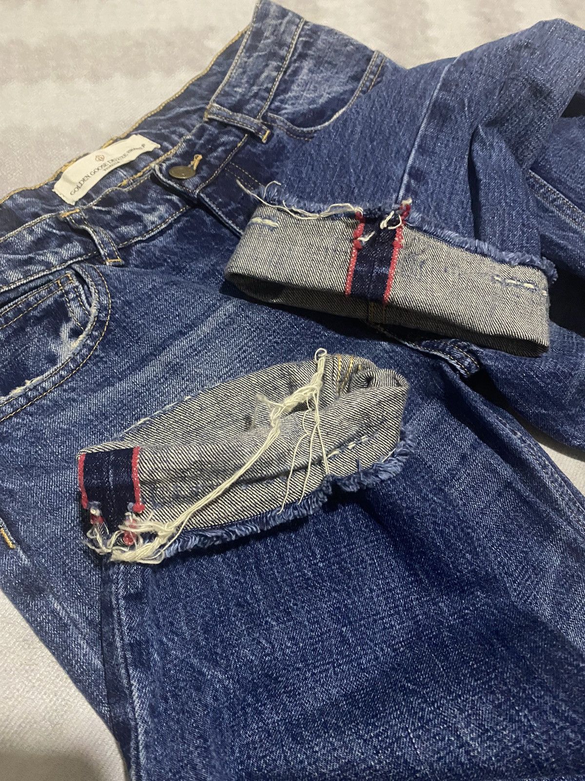 image of Golden Goose x Vintage Selvedge Jeans Denime Ggdb Cutting Straight Cut Style, Men's (Size 30)