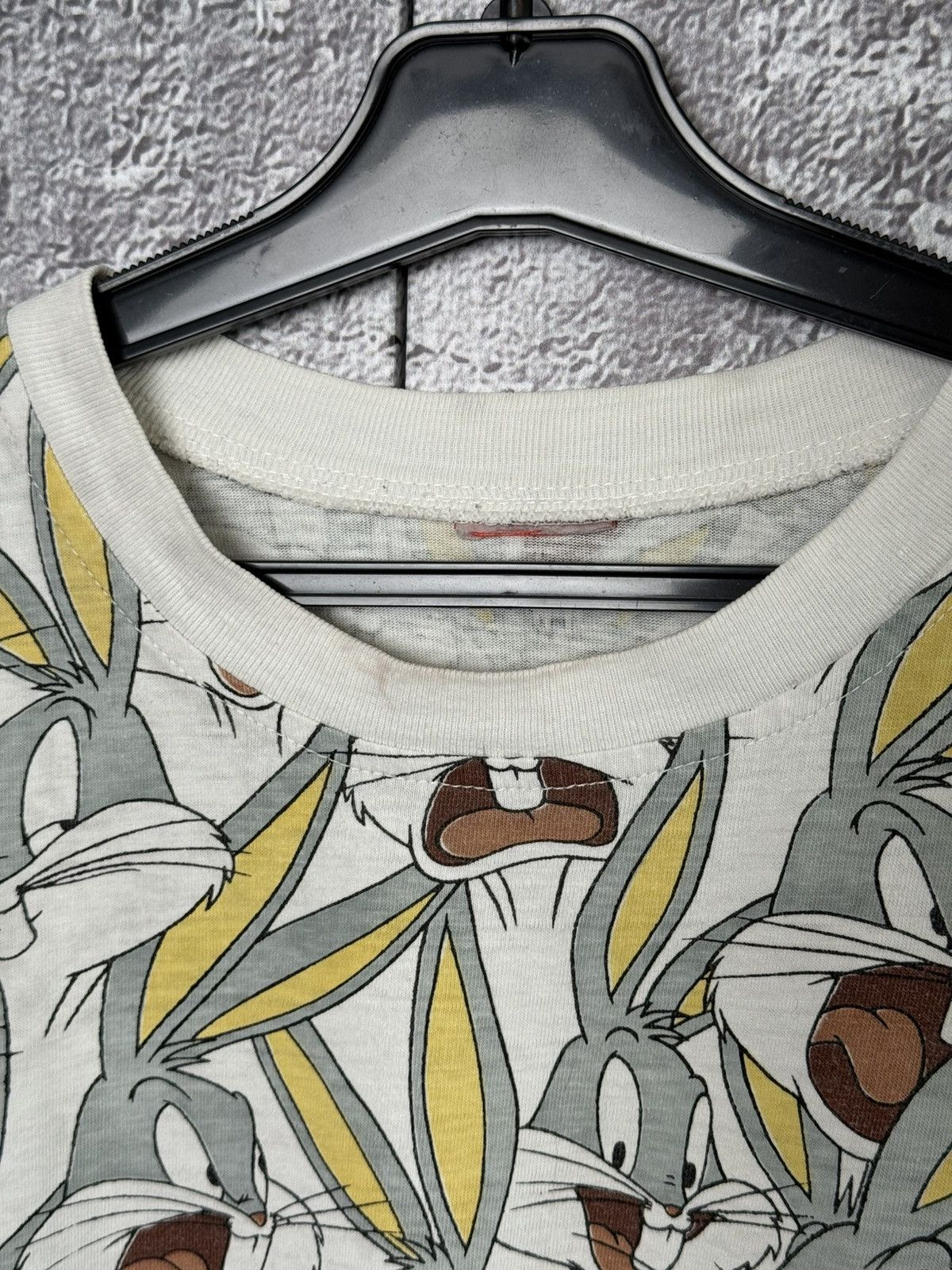 Warner Bros Vintage Bugs Bunny All Over Print T-Shirt Looney Tunes Tee Size US XL / EU 56 / 4 - 3 Thumbnail