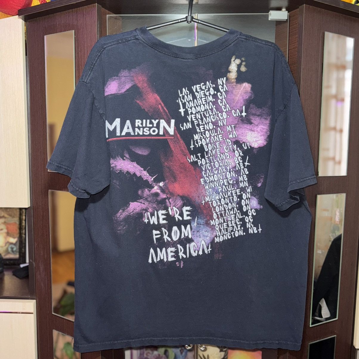 Band Tees Vintage 2009 Marilyn Manson “We’re From America” T-Shirt Size US XL / EU 56 / 4 - 9 Thumbnail