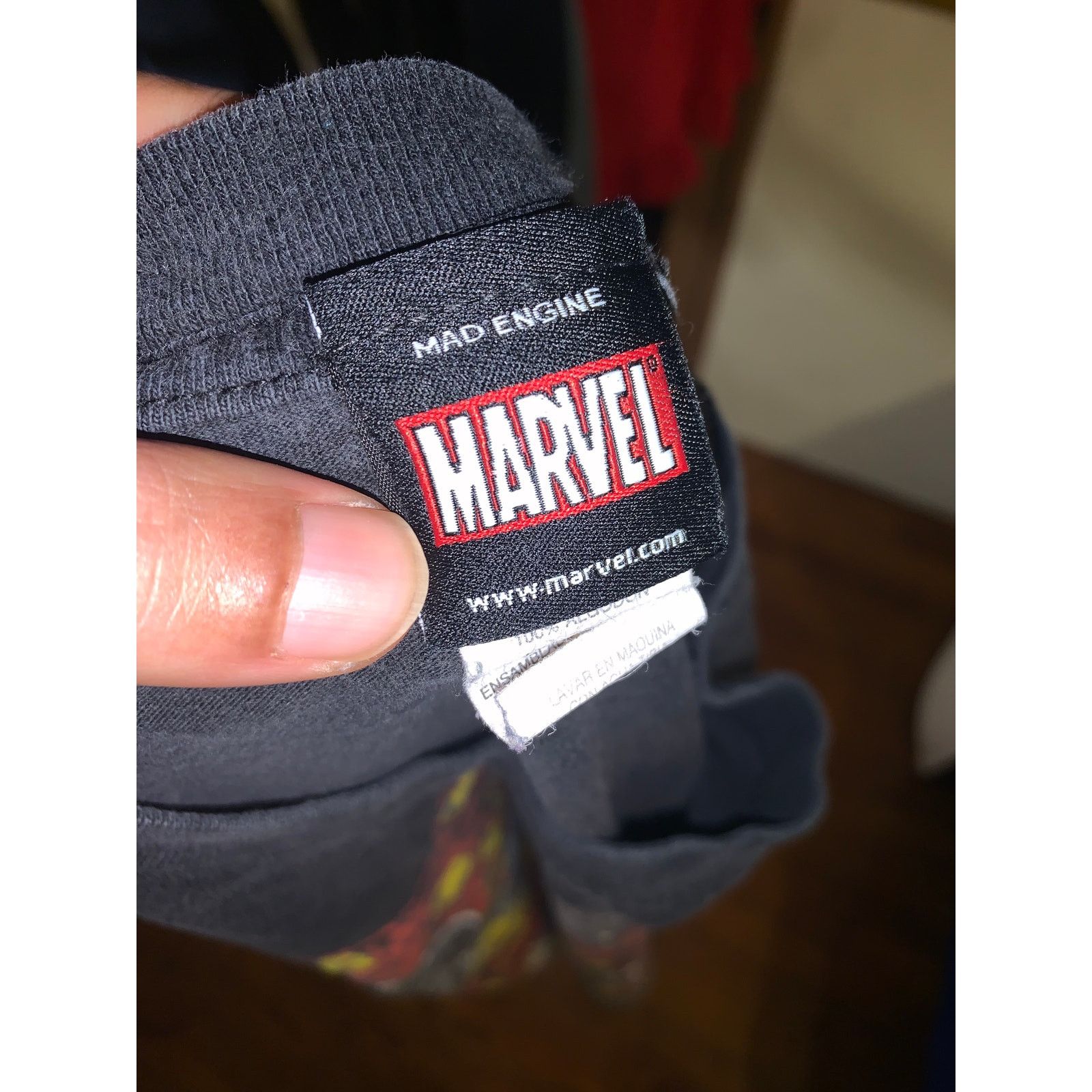 Marvel Comics × Vintage VTG Marvel Iron Man T Shirt 2XL Mad Engine Sun Faded Black Size US XXL / EU 58 / 5 - 3 Thumbnail