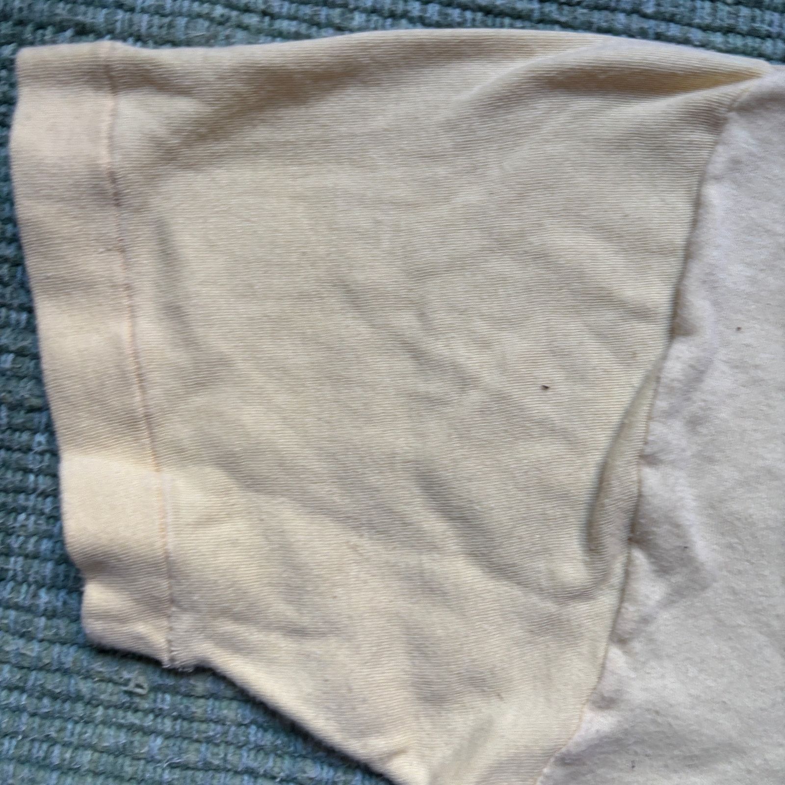 Vintage 1970s cotton womens collared yellow pocket tee shirt size M Size S / US 4 / IT 40 - 3 Thumbnail