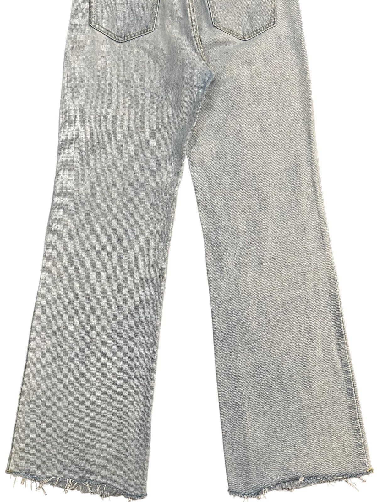 Japanese Brand Vintage Japanese Brand Light Blue Wash Distress Flare Jeans Size 25" / US 0 / IT 36 - 6 Thumbnail