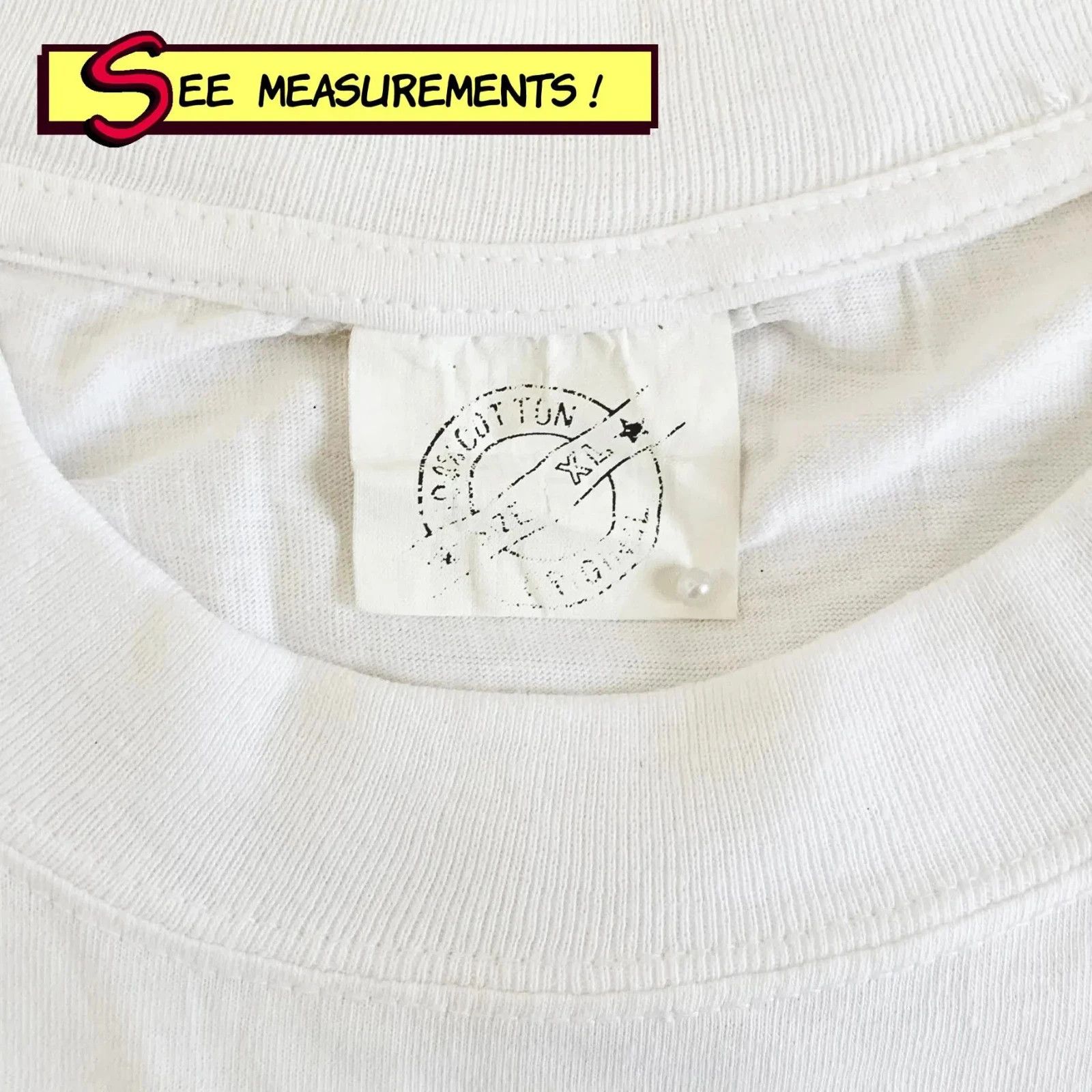 Vintage 80s 90s ETHNO CULTURE T Shirt Single Stitch Tee Boxy Fit Size US XL / EU 56 / 4 - 4 Thumbnail