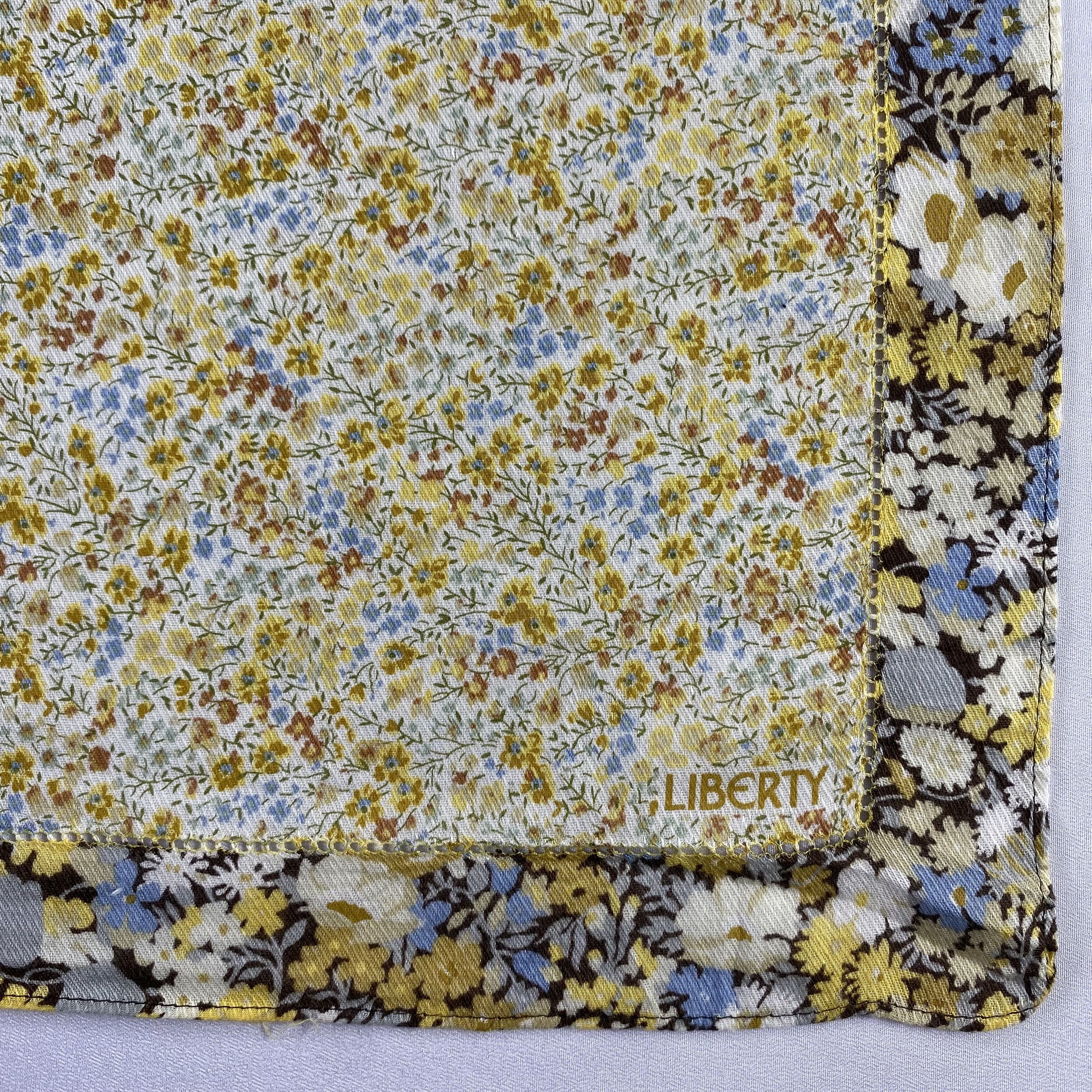 Liberty × Vintage Liberty Neckerchief / Bandana / Handkerchief-P593 Size ONE SIZE - 3 Thumbnail