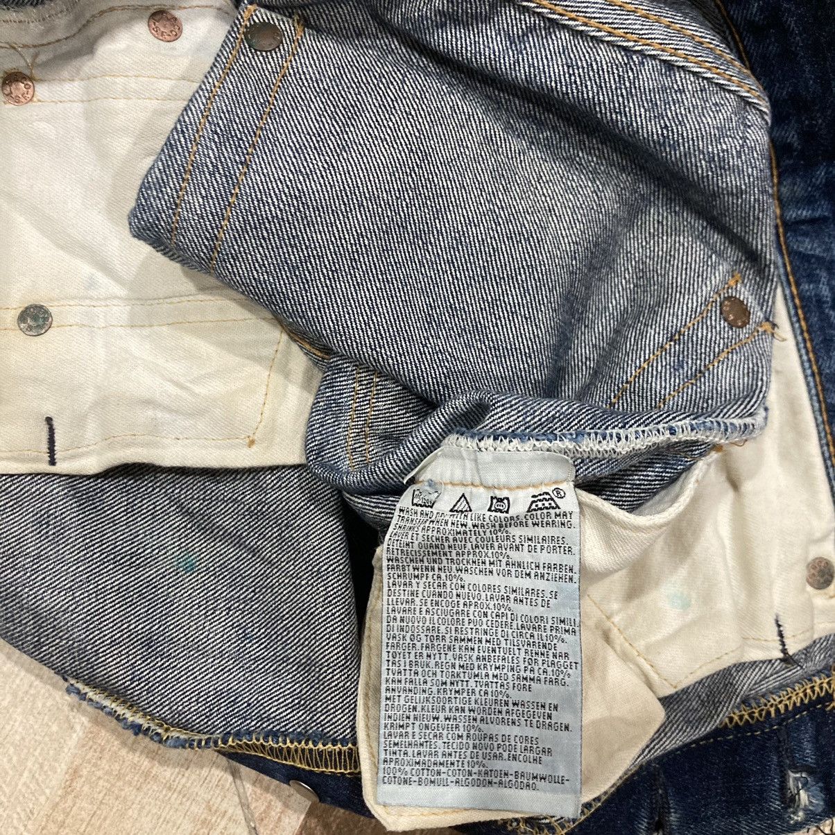 VINTAGE 30x34 LEVI’S BIG E 501XX SELVEDGE DISTRESSED JEANS