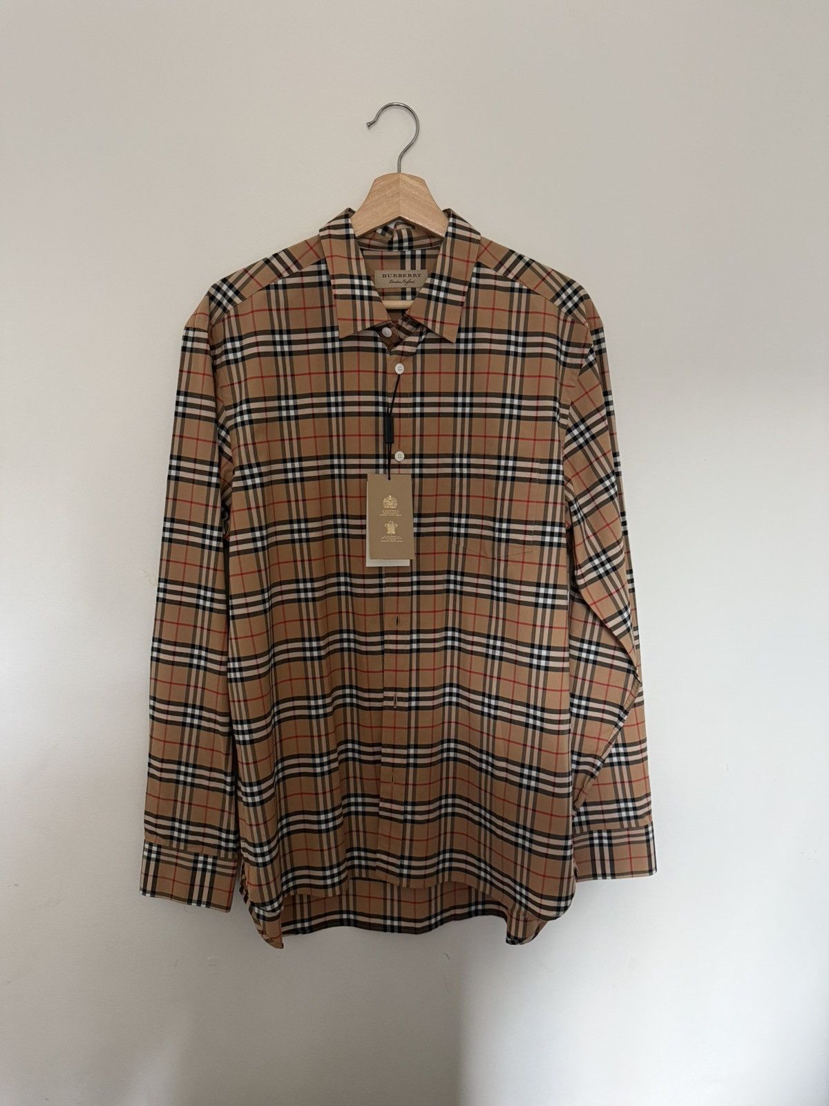 Burberry Burberry George Small Scale Checkered Flannel Size US XL / EU 56 / 4 - 1 Thumbnail