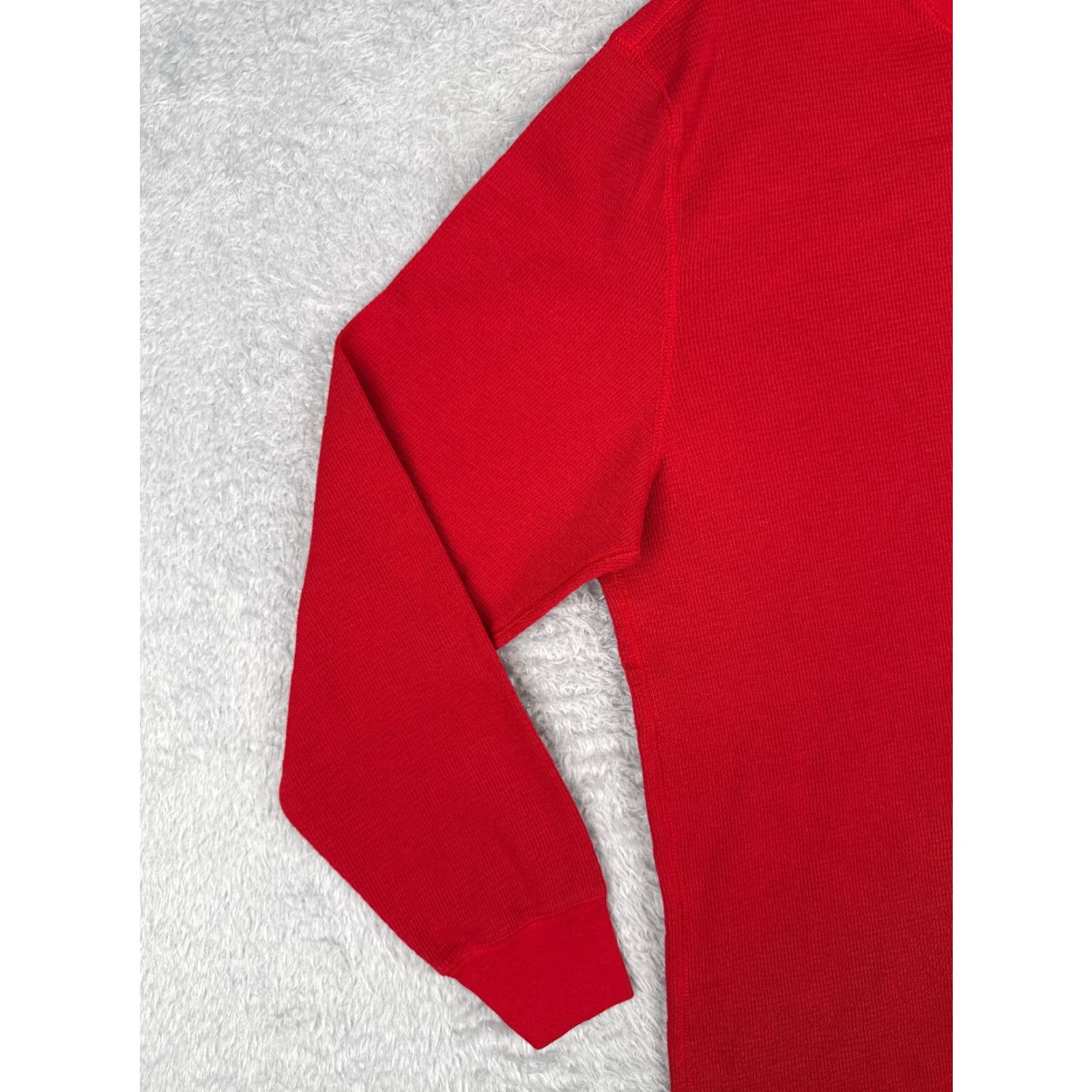 Polo Ralph Lauren Polo Ralph Lauren Shirt Men 2XL Red Thermal Knit Crew Neck Logo Long Sleeve - Regular Fit, Cotton, Vintage? No (Adult) Size US XXL / EU 58 / 5 - 3 Thumbnail