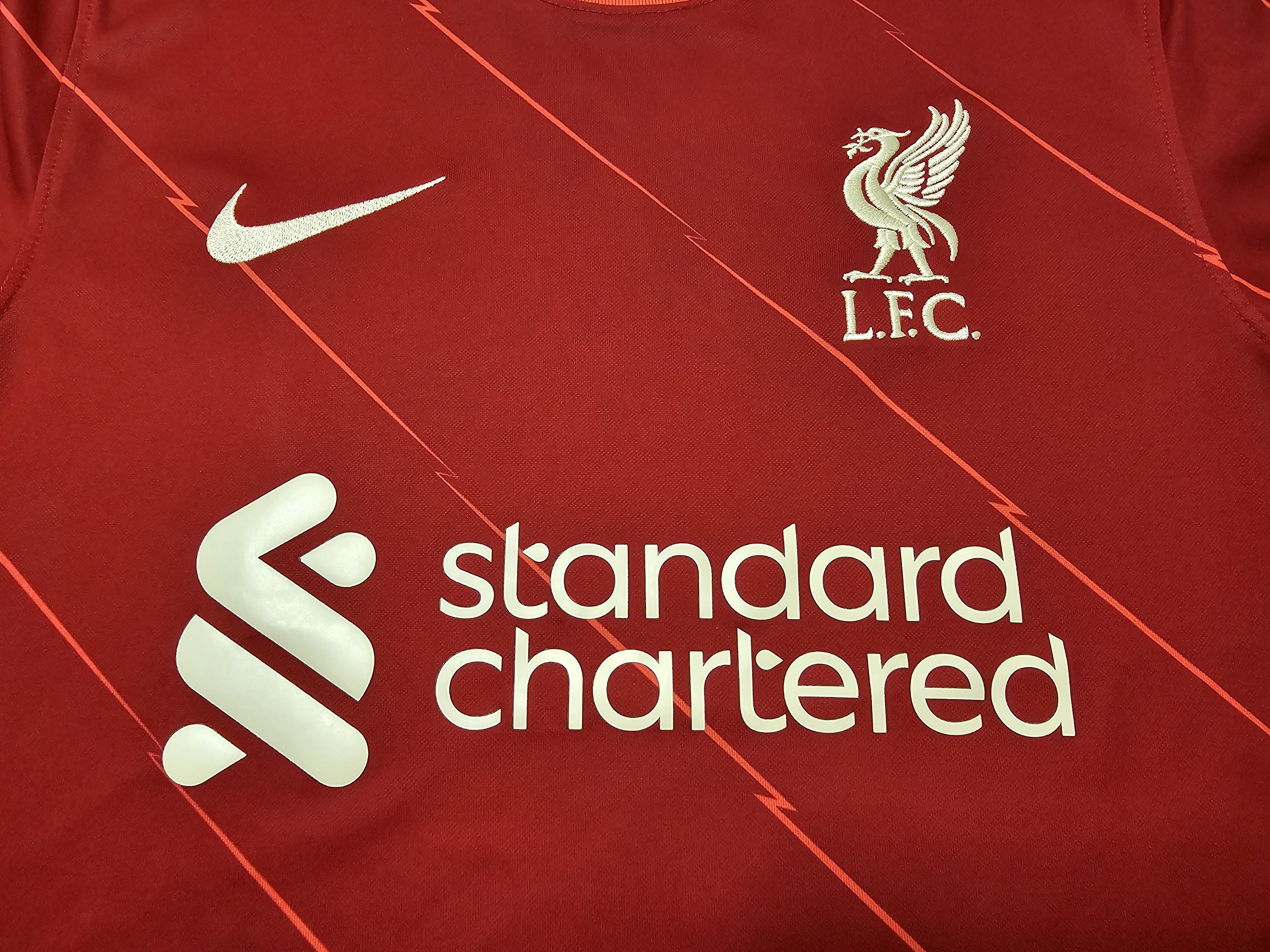 All Sport × Nike LIVERPOOL 2021 2022 HOME FOOTBALL SHIRT SOCCER JERSEY Size US S / EU 44-46 / 1 - 3 Thumbnail