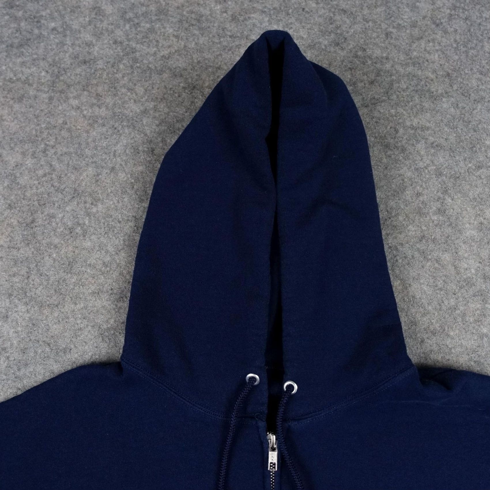 Jerzees JERZEES Hoodie Mens Medium Navy Full Zip Hibiscus Graphic VTG Jerzees Fleece VTG Size US M / EU 48-50 / 2 - 3 Thumbnail