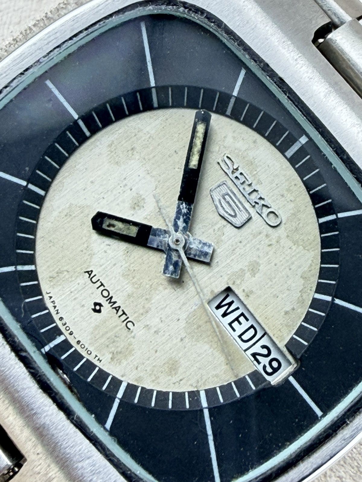 Seiko Seiko 5 automatic watch gray dial vintage mens watch Size 36 - 6 Thumbnail