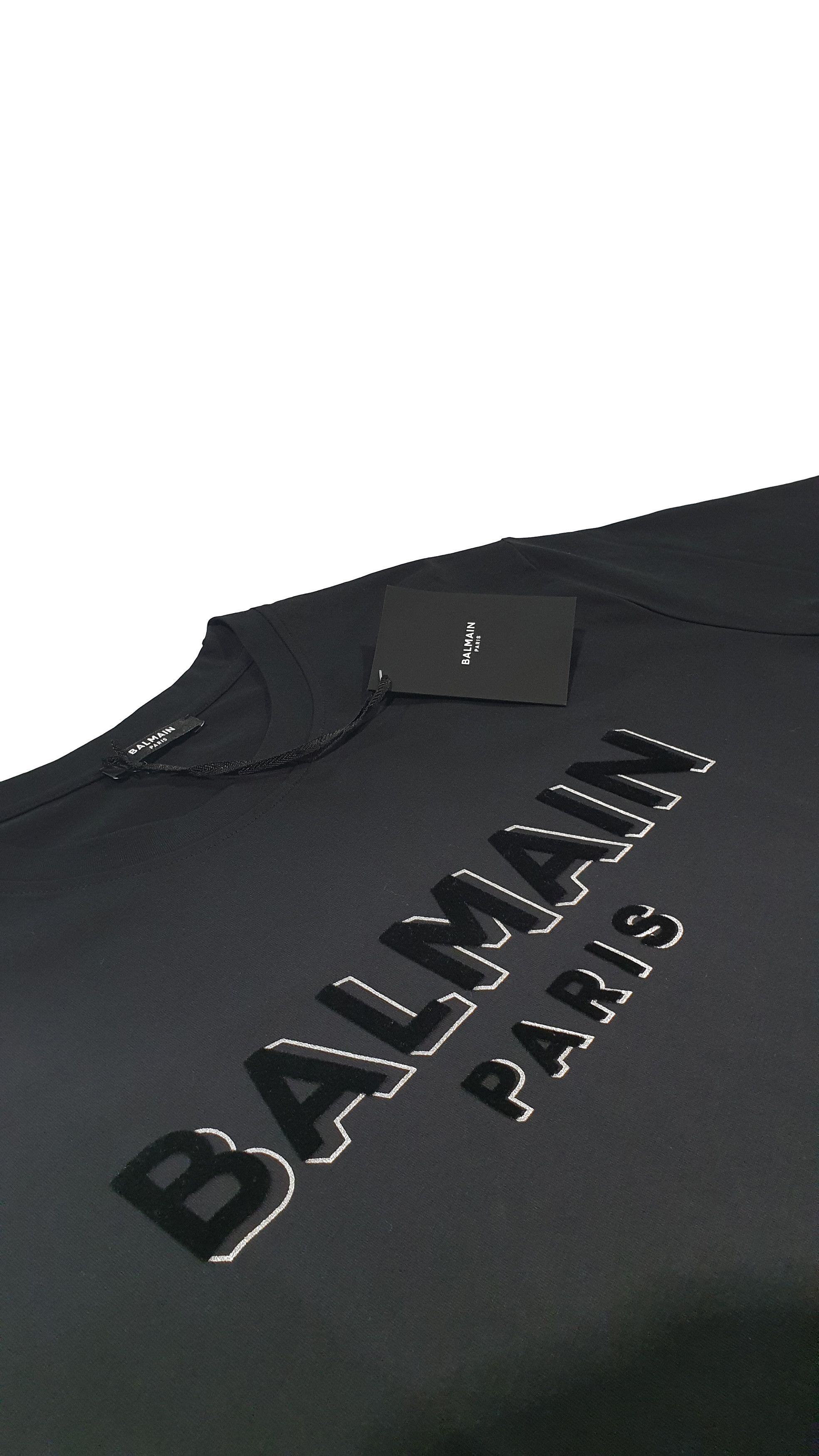 Balmain BALMAIN P. BLACK/SILVER T-SHIRT OVERSIZE CH1EG010 BB99 EJO Size US S / EU 44-46 / 1 - 3 Thumbnail