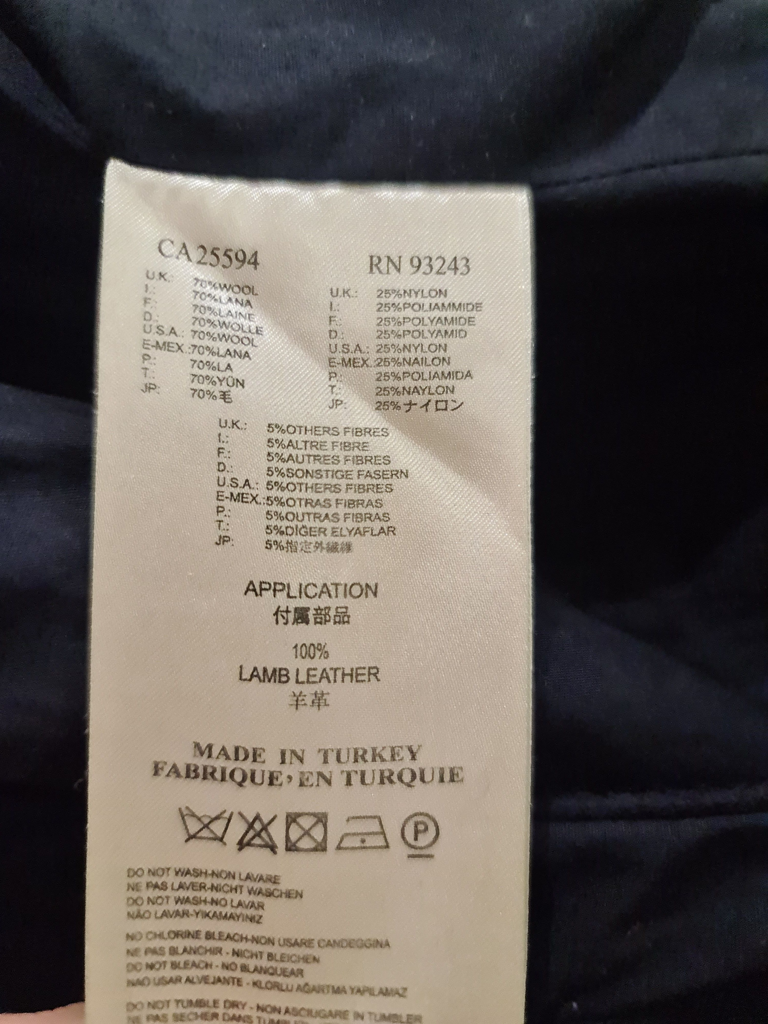 Diesel Diesel Wudy double-breasted short peacoat Size US S / EU 44-46 / 1 - 12 Thumbnail