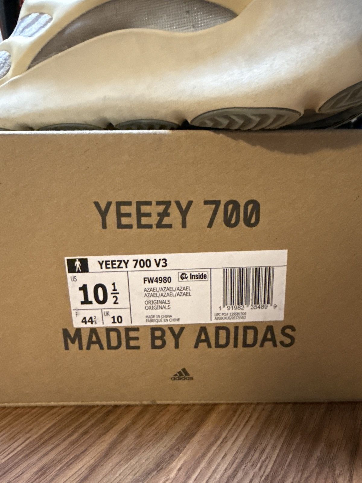 Yeezy Yeezy 700 V3 Azael Sneaker Size US 10.5 / EU 43-44 - 8 Thumbnail