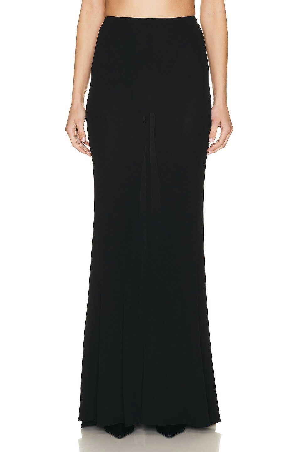 Saint Laurent Paris o1y0126 Maxi Skirt in Black Size 32" / US 10 / IT 46 - 1 Thumbnail