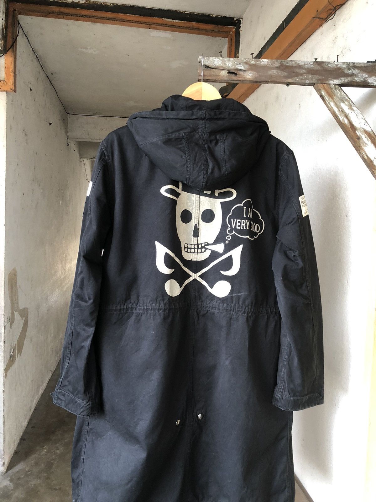 Wacko Maria Vintage Guilty Parties Big Print "I am very Good" Parka Size US L / EU 52-54 / 3 - 16 Thumbnail
