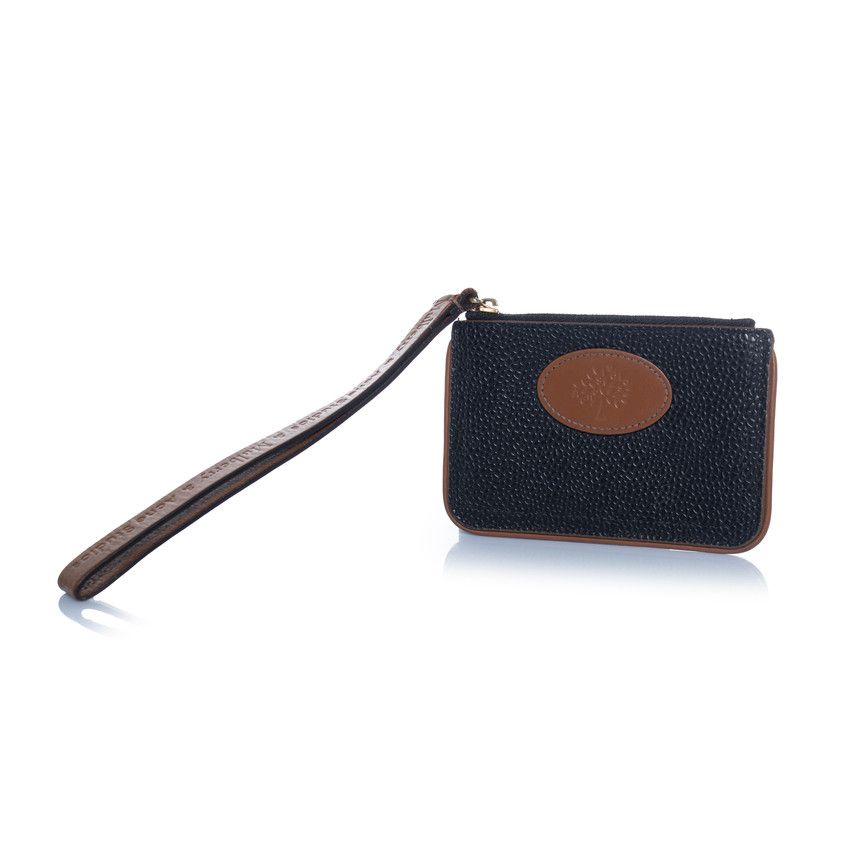 Acne Studios Mulberry x Acne studios, black brown wrist pouch Size ONE SIZE - 1 Thumbnail