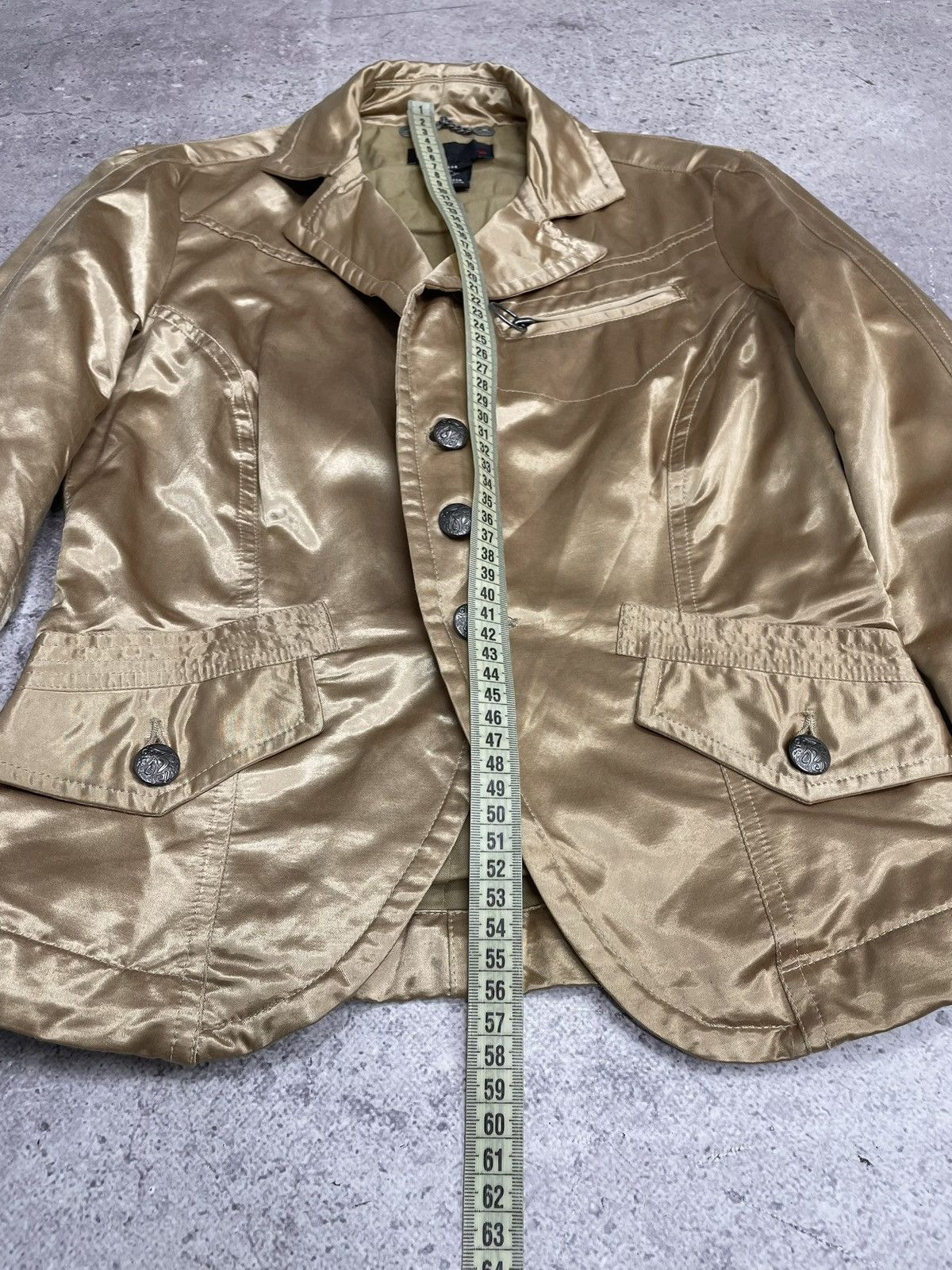 Diesel Retro Diesel front logo retro satin blazer jacket japanese Size M / US 6-8 / IT 42-44 - 11 Thumbnail