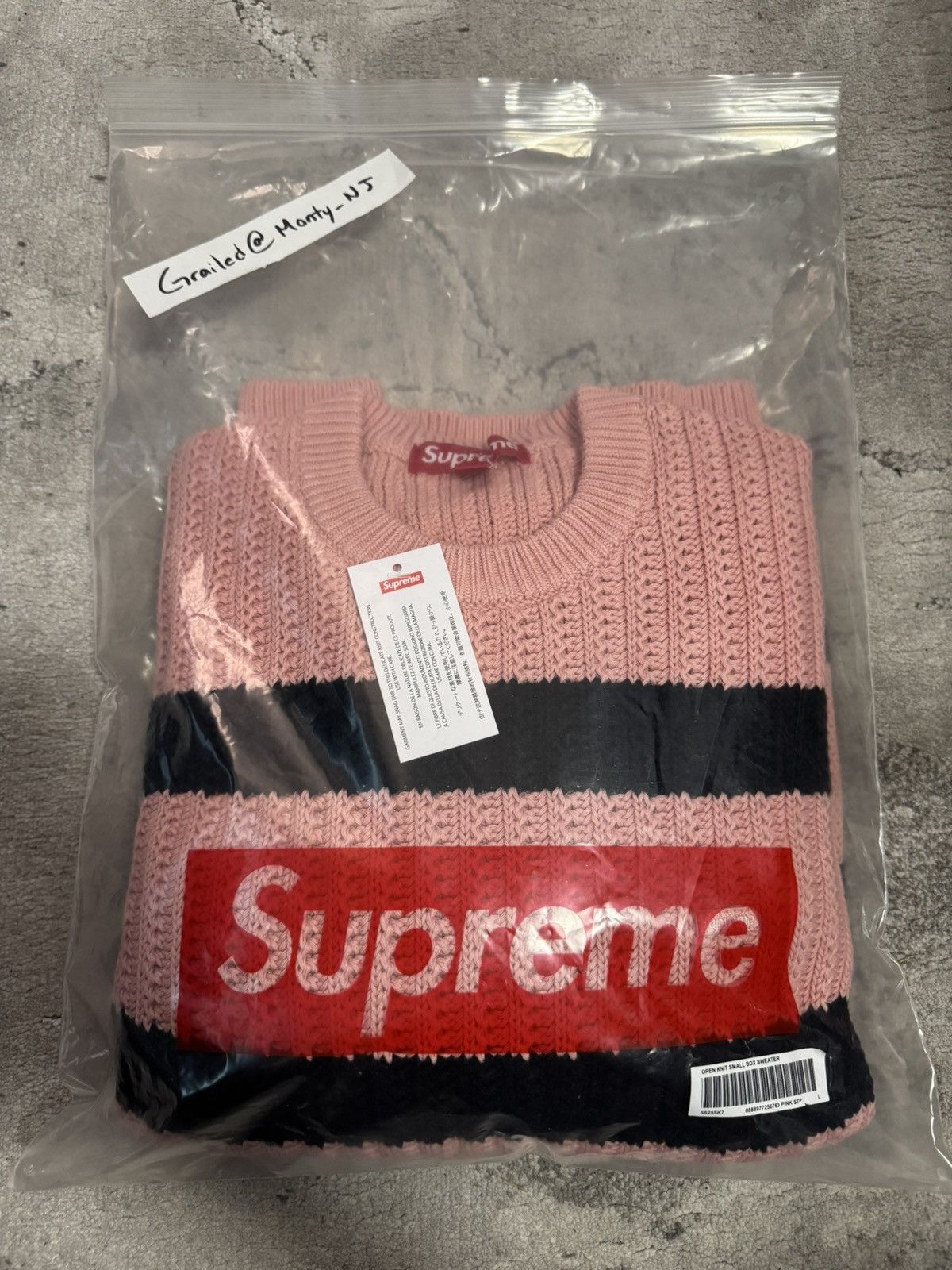 Supreme Supreme Loose Guage Stripe Small Box Sweater | Grailed Supreme Supreme Loose Guage Stripe Small Box Sweater | Grailed