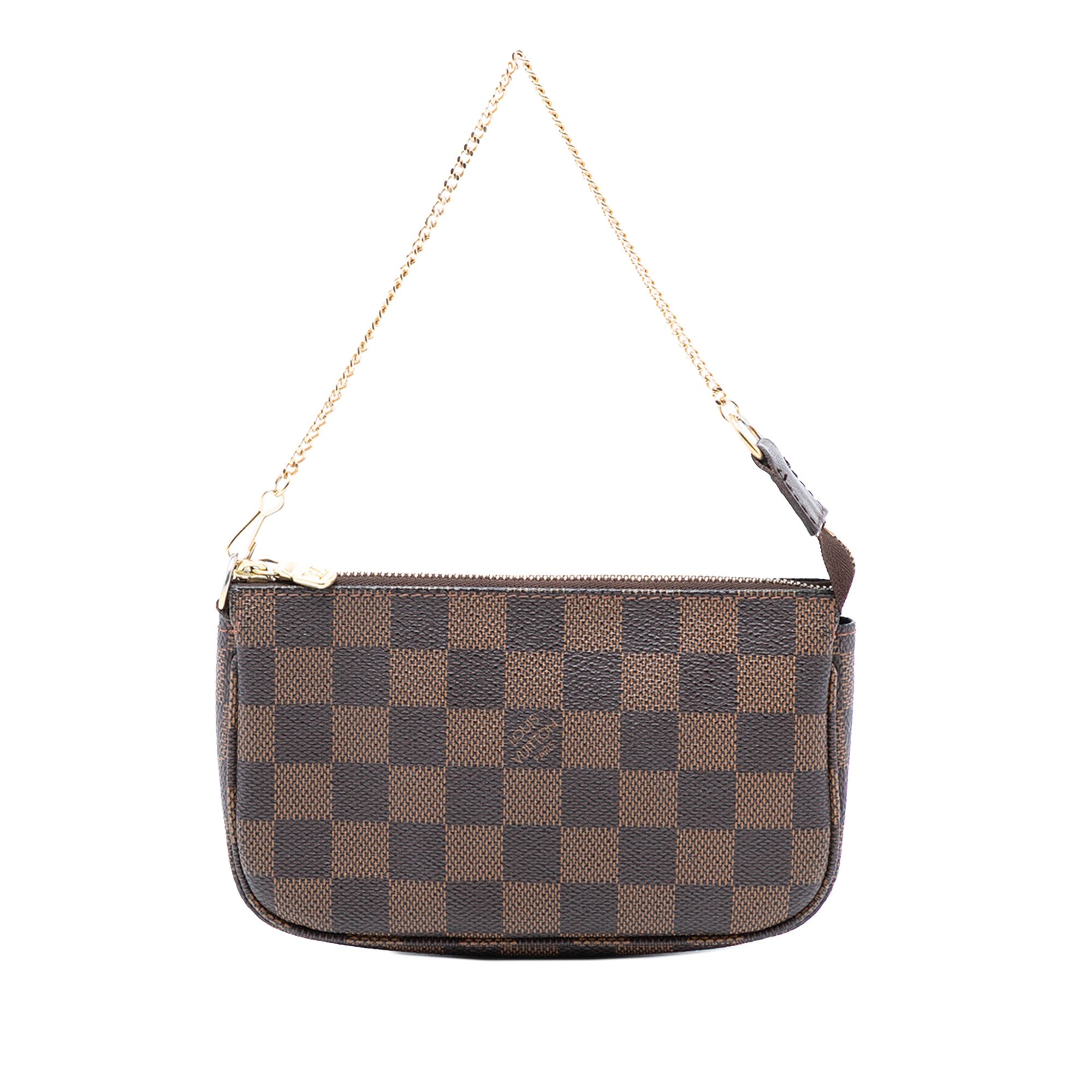 Louis Vuitton Louis Vuitton Damier Ebene Mini Pochette Accessoires Size ONE SIZE - 1 Thumbnail