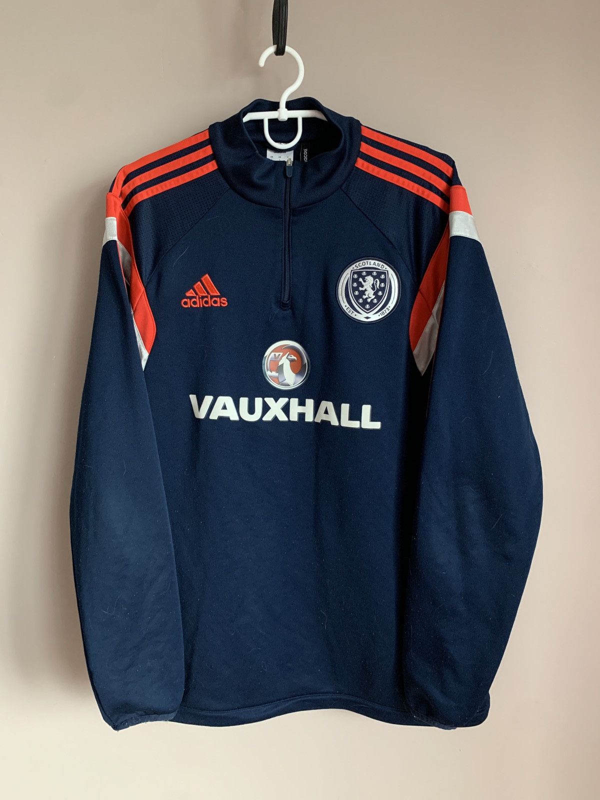 Adidas Scotland Football 1/3 Zip Sweatshirt Adidas Soccer Size L Size US L / EU 52-54 / 3 - 1 Thumbnail