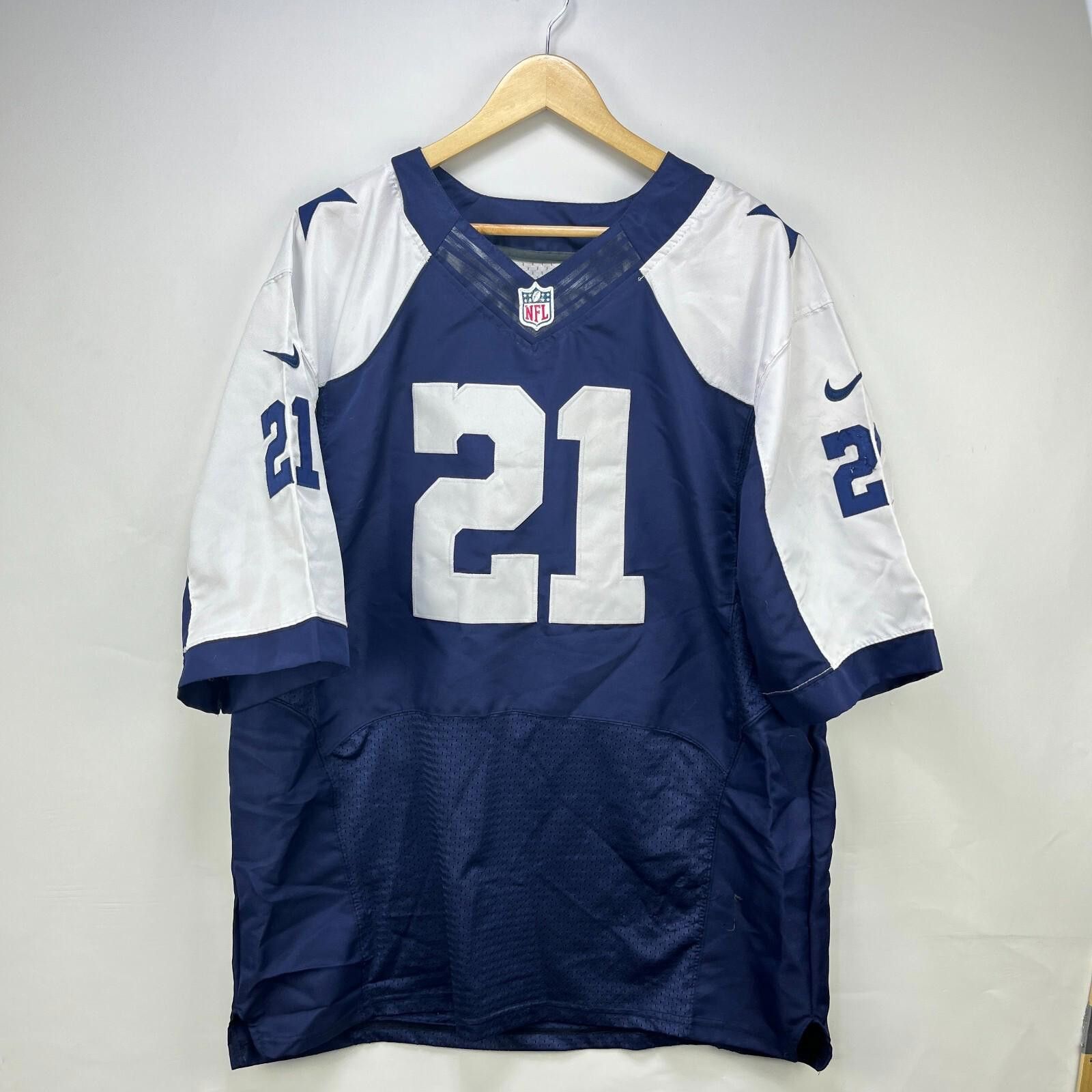 Nike Nike Dallas Cowboys Ezekiel Elliott NFL Jersey Size 52 2XL Size ONE SIZE - 1 Thumbnail