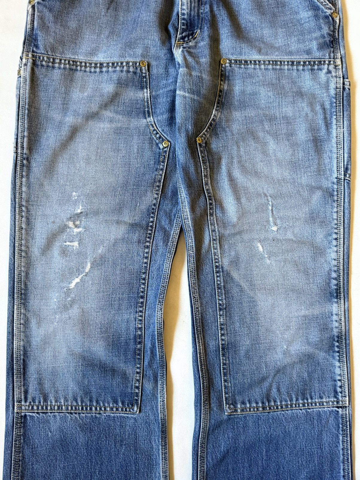 Carhartt Carhartt Double Knee Front Logger Jeans Carpenter Vintage Size US 36 / EU 52 - 3 Thumbnail