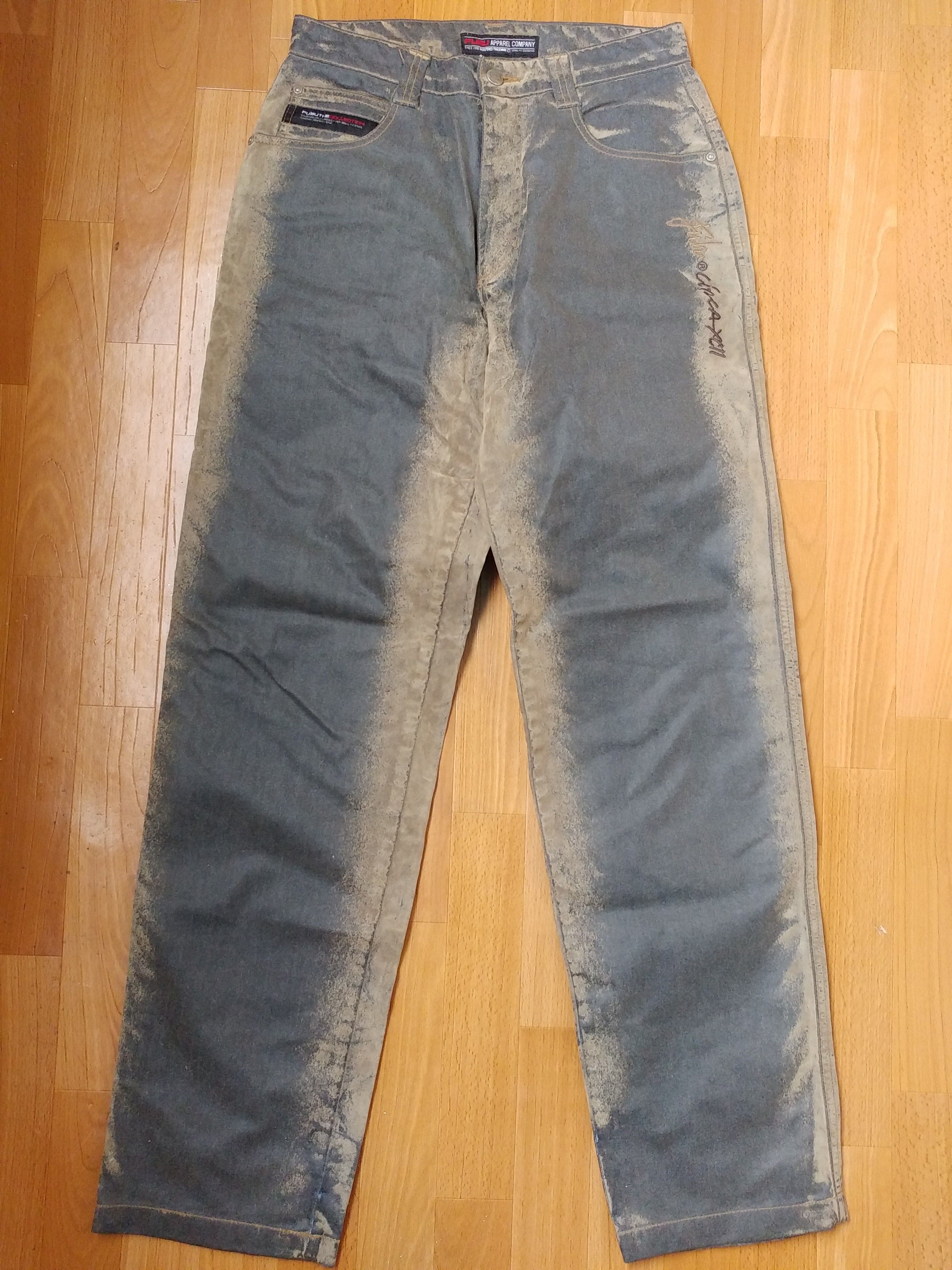 Fubu FUBU jeans, vintage baggy jeans, 90s hip hop skater Y2K 28 Size US 28 / EU 44 - 2 Thumbnail