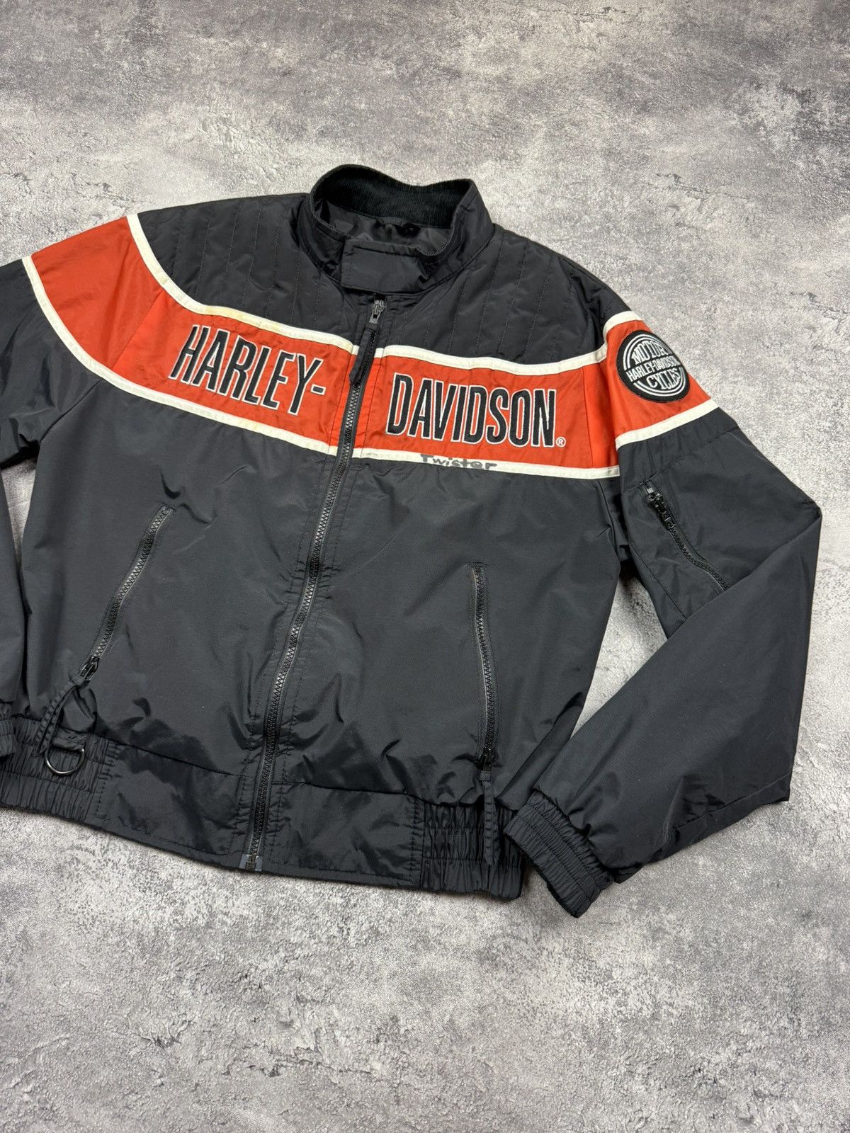 Harley Davidson Vintage Harley Davidson Jacket Big Logo Y2K Made In USA Size US S / EU 44-46 / 1 - 5 Thumbnail