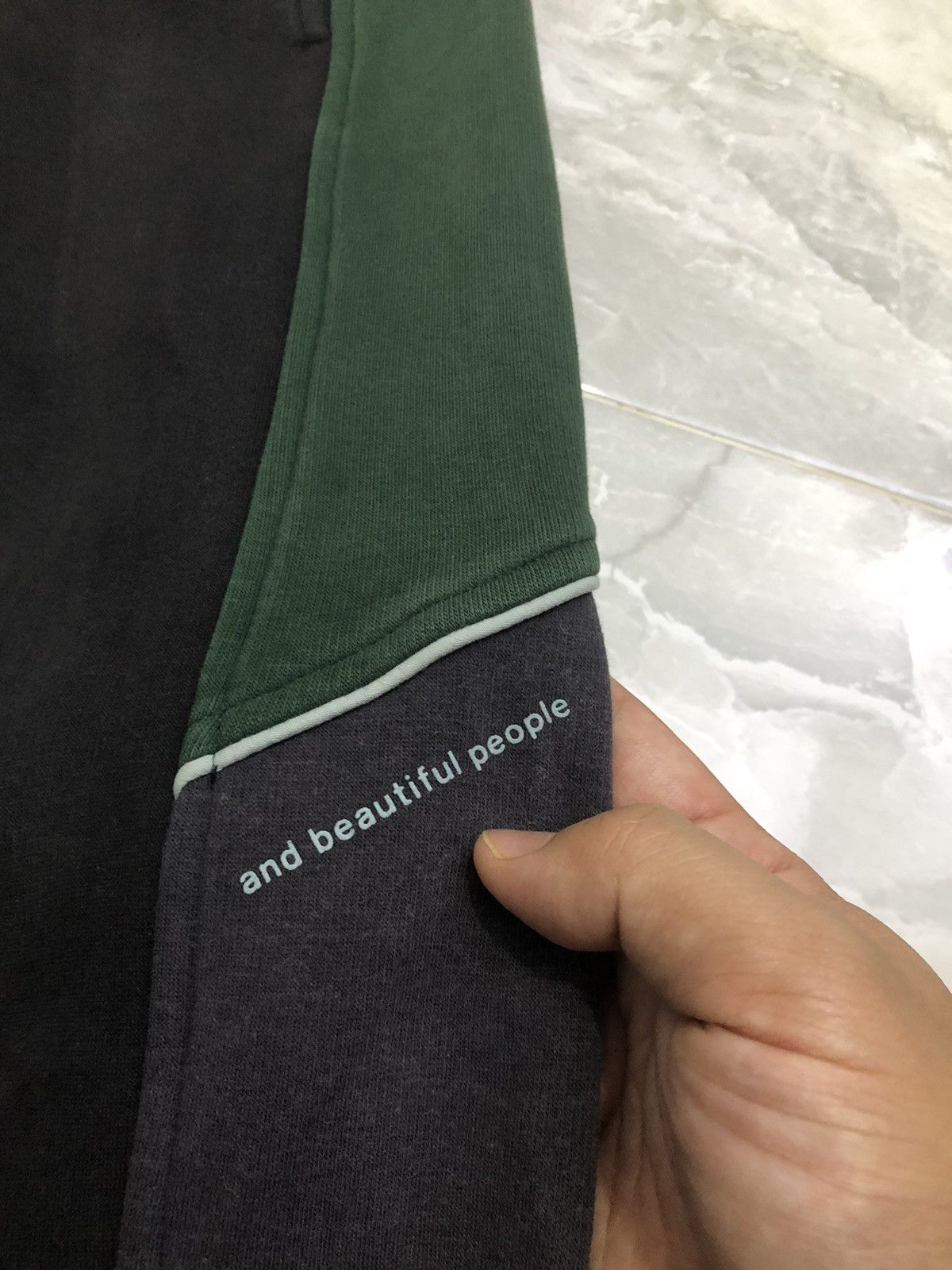 GU 🔥 GU x beautiful people Baggy Panel Track Pants Snap Hem Size US 32 / EU 48 - 5 Thumbnail