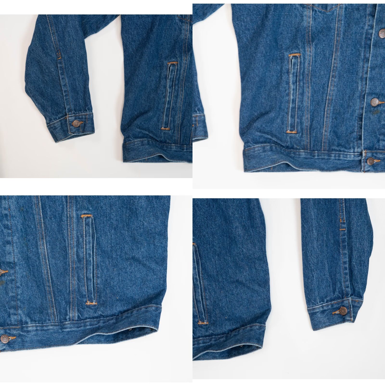 Denime VINTAGE Denim Trucker Horror Promo Jacket Made USA XL Big E Style Jacket Size US XL / EU 56 / 4 - 8 Thumbnail