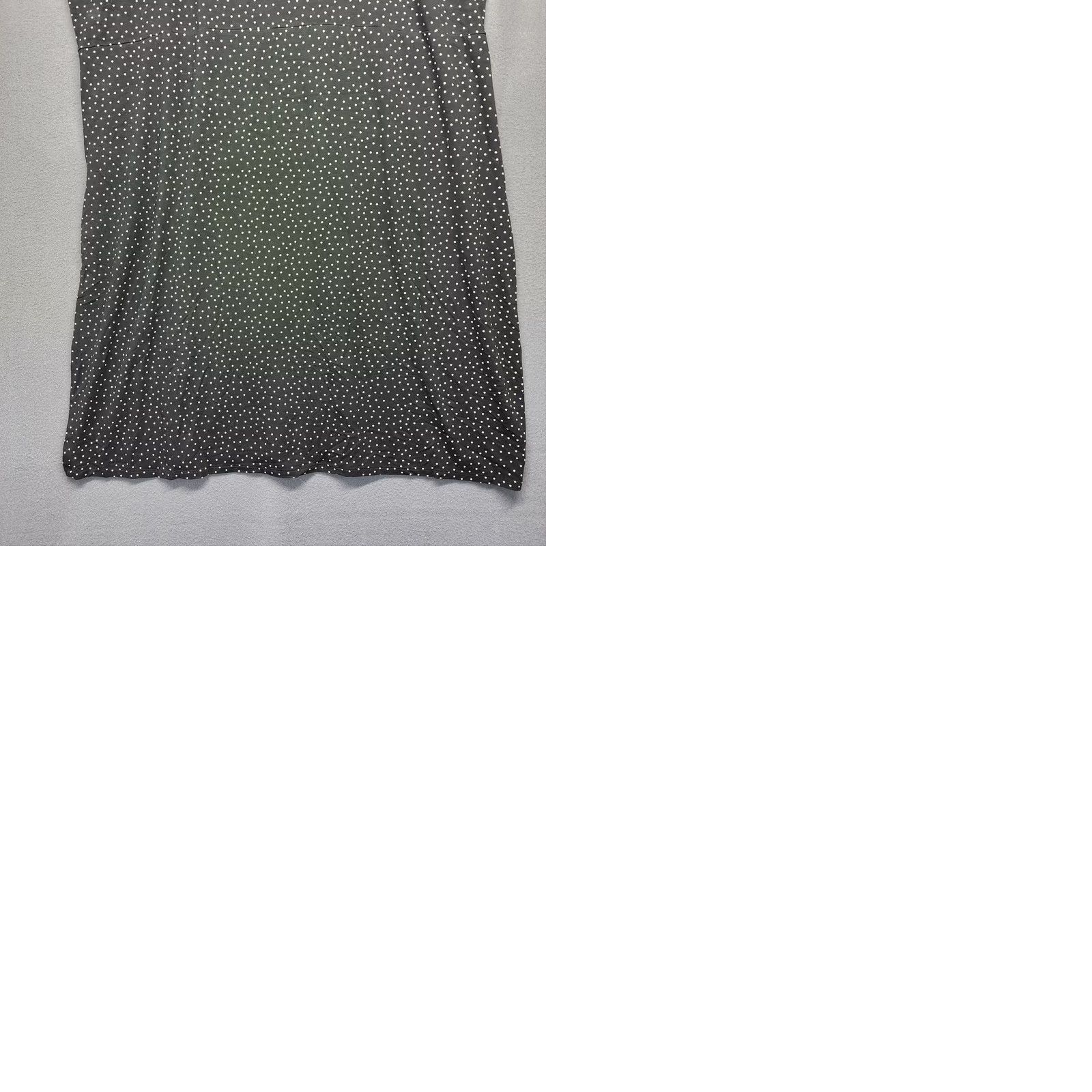 J. Jill VINTAGE J. Jill Wearever Collection Dress 2XL Black Polka Dot Shift Short Sleeve Pockets Midi Women Mens? Size XXL / US 16-18 / IT 52-54 - 9 Thumbnail