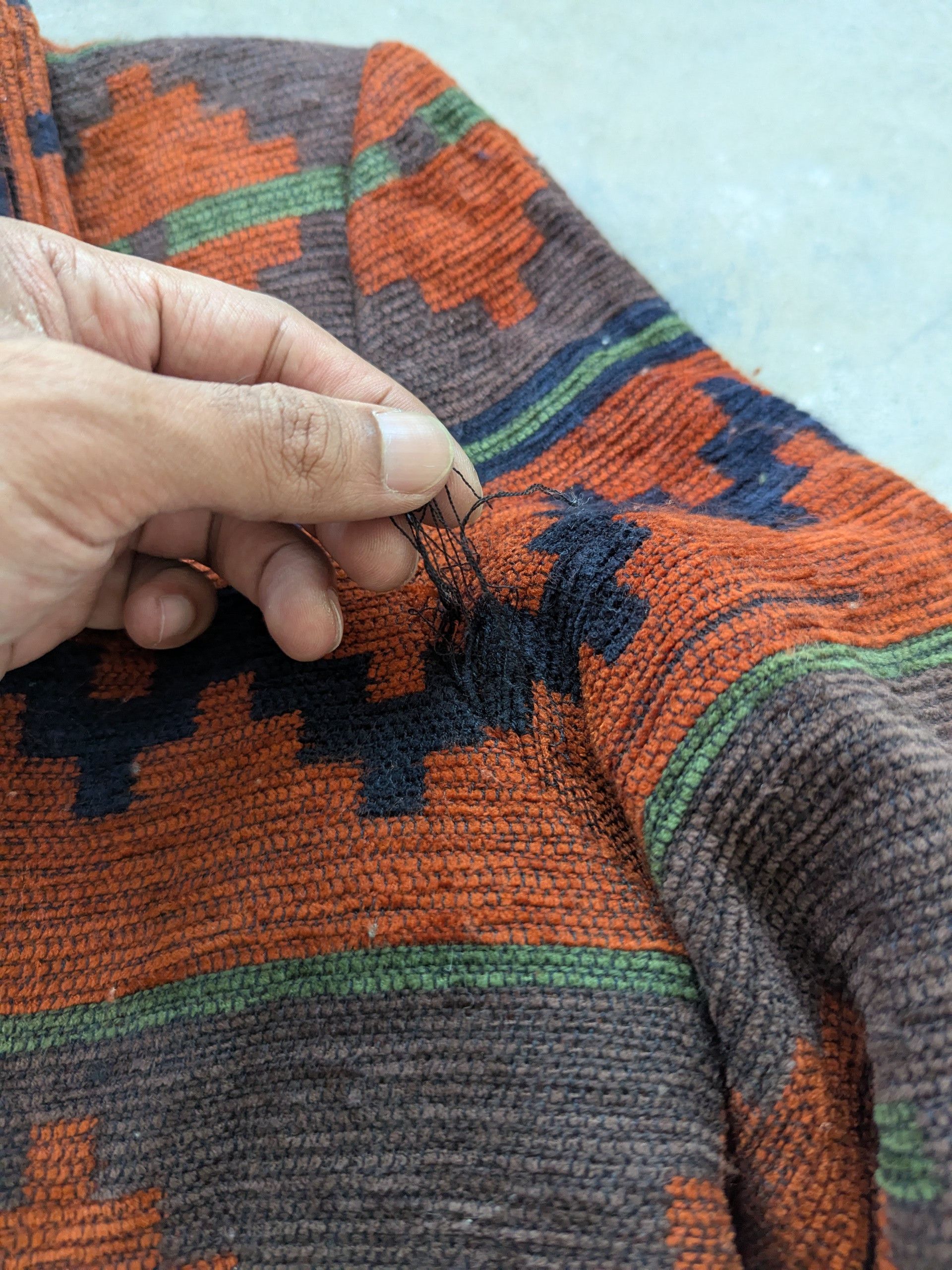 Japanese Brand × Vintage Vintage Navajo Cardigan Jacket Size M / US 6-8 / IT 42-44 - 6 Thumbnail