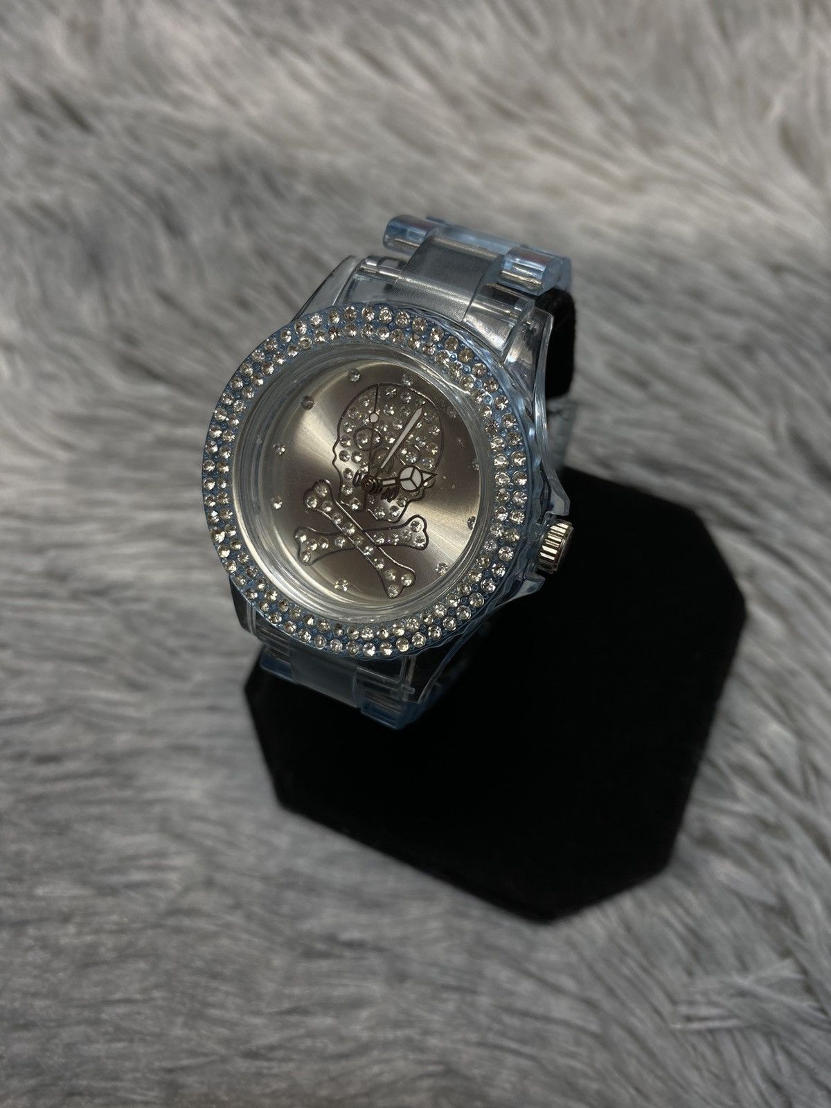 Jewelry Crystal Skull Watch - Bold Style Japanese Brand Size ONE SIZE - 1 Thumbnail